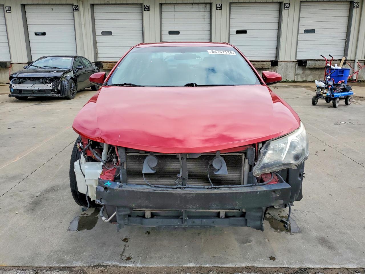 2014 Toyota Camry Se Red vin: 4T1BF1FK9EU734749