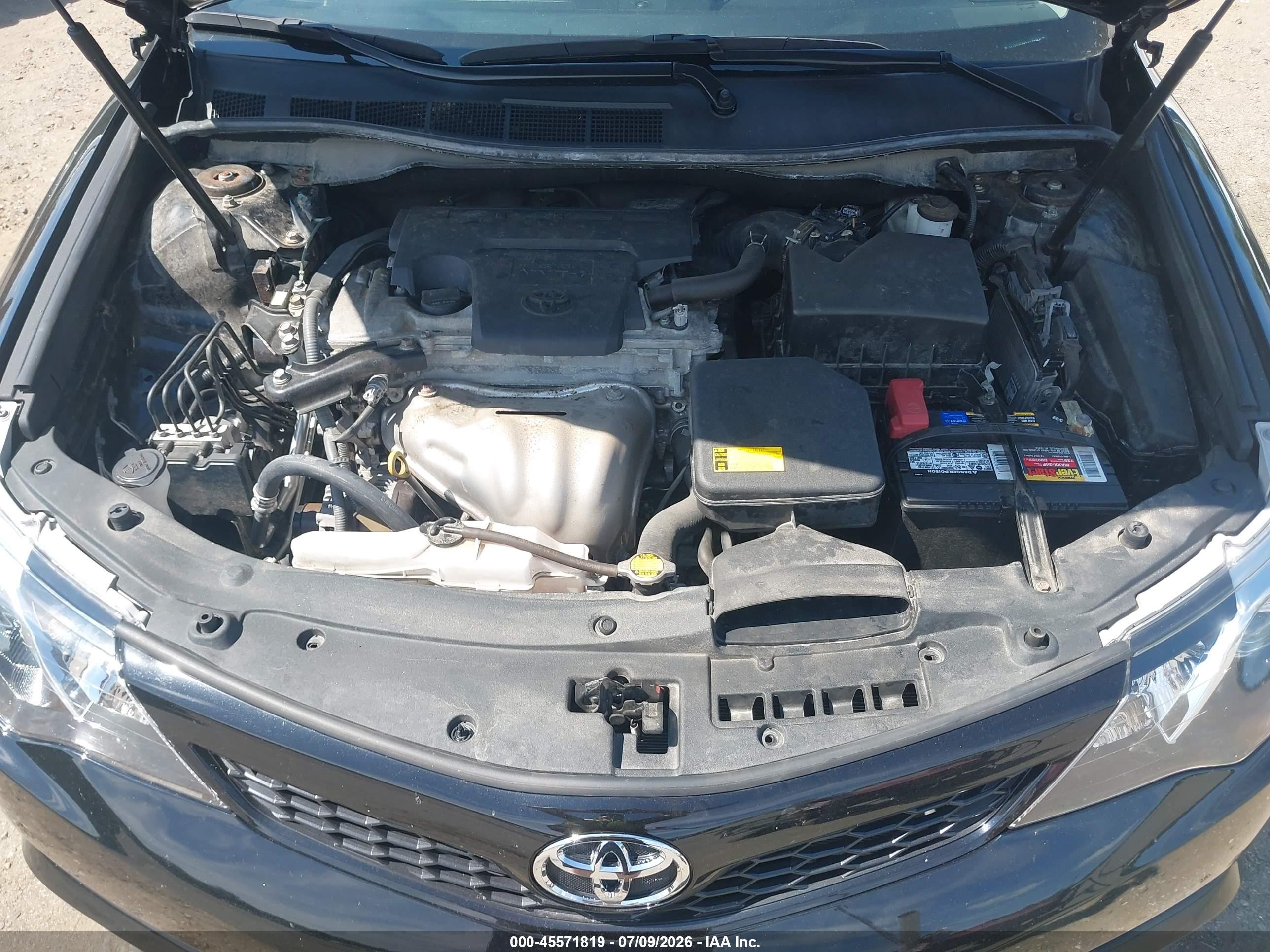 2014 Toyota Camry Se Black vin: 4T1BF1FK9EU742270