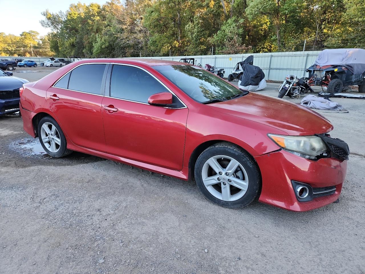 2014 Toyota Camry Se Red vin: 4T1BF1FK9EU748411