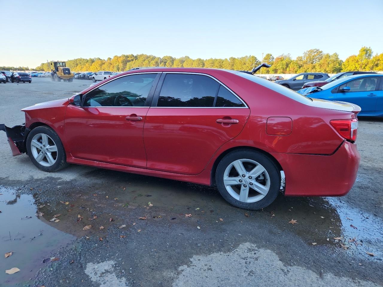 2014 Toyota Camry Se Red vin: 4T1BF1FK9EU748411