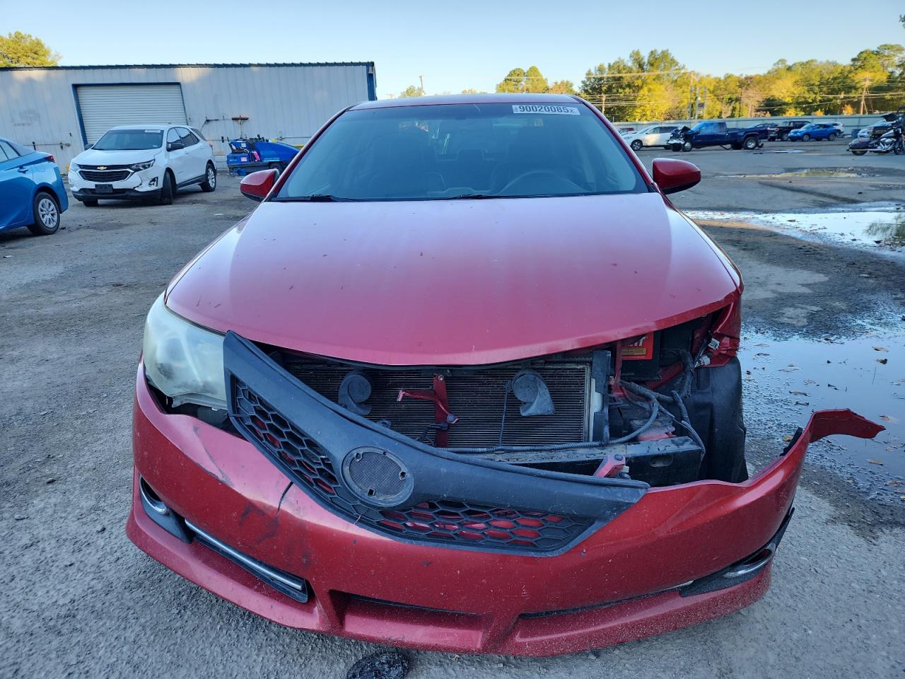 2014 Toyota Camry Se Red vin: 4T1BF1FK9EU748411