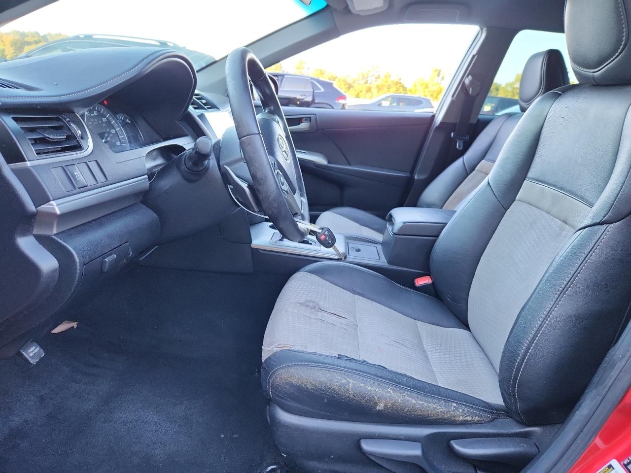 2014 Toyota Camry Se Red vin: 4T1BF1FK9EU748411