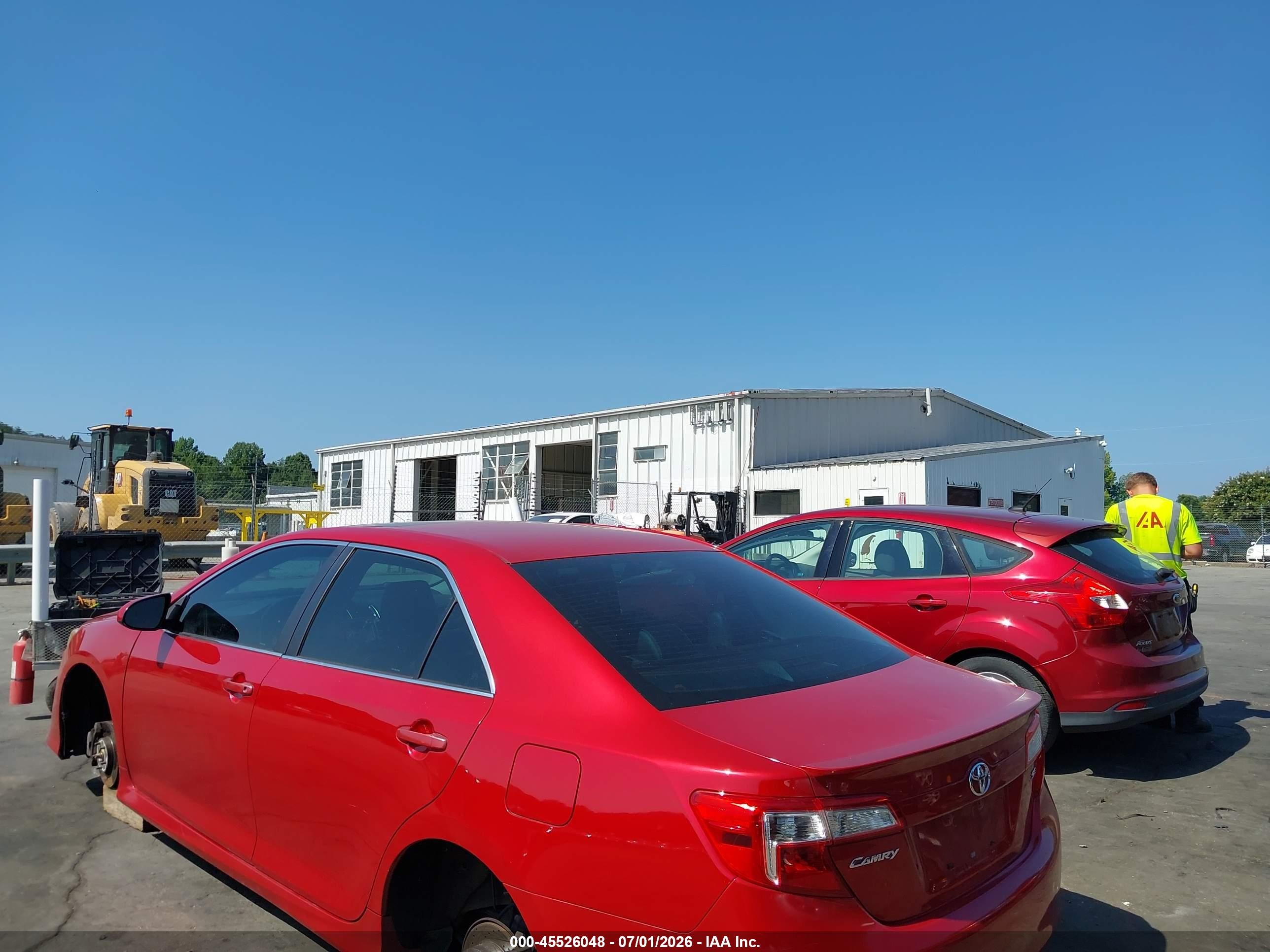 2014 Toyota Camry Se Sport Red vin: 4T1BF1FK9EU757965