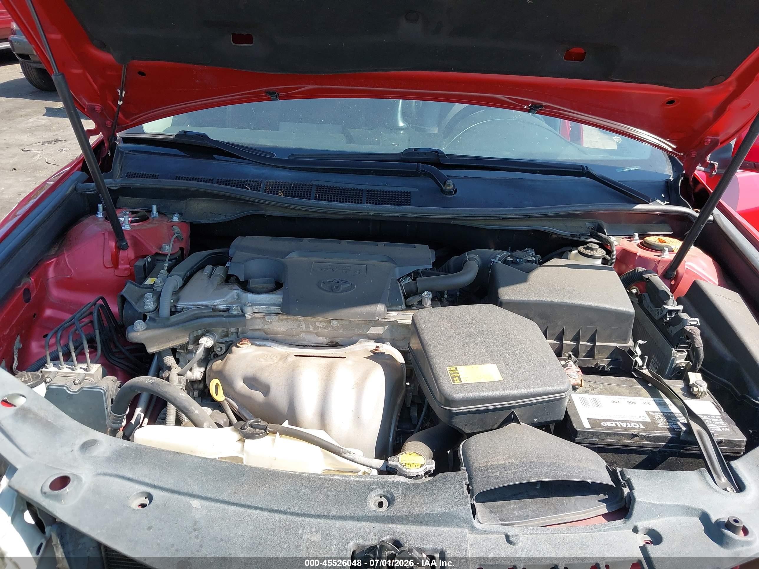 2014 Toyota Camry Se Sport Red vin: 4T1BF1FK9EU757965