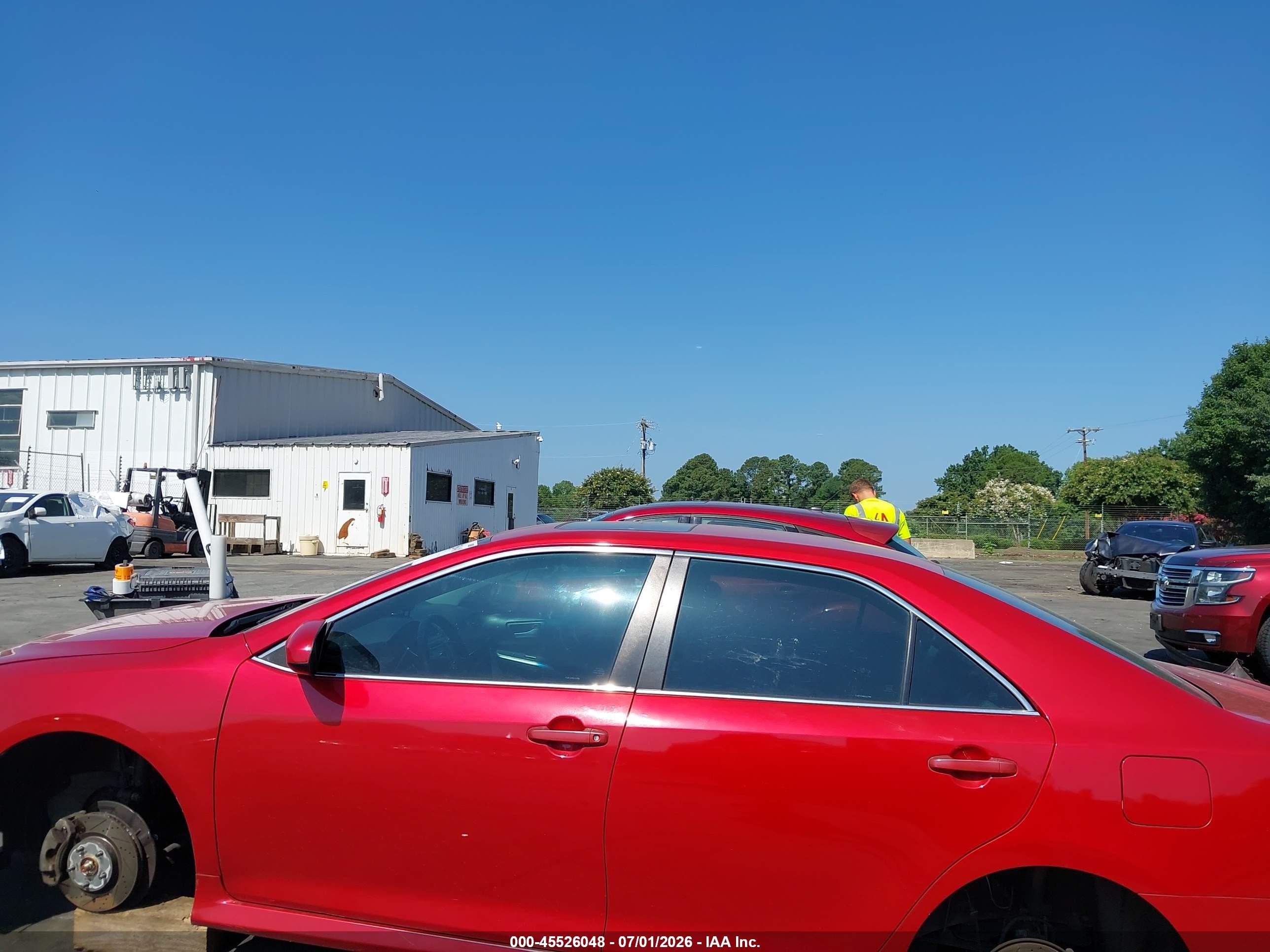 2014 Toyota Camry Se Sport Red vin: 4T1BF1FK9EU757965