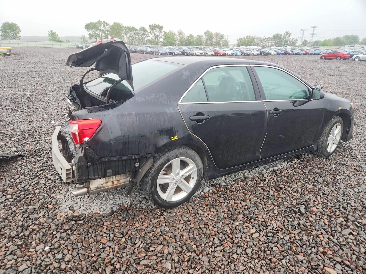 2014 Toyota Camry Se Black vin: 4T1BF1FK9EU758582