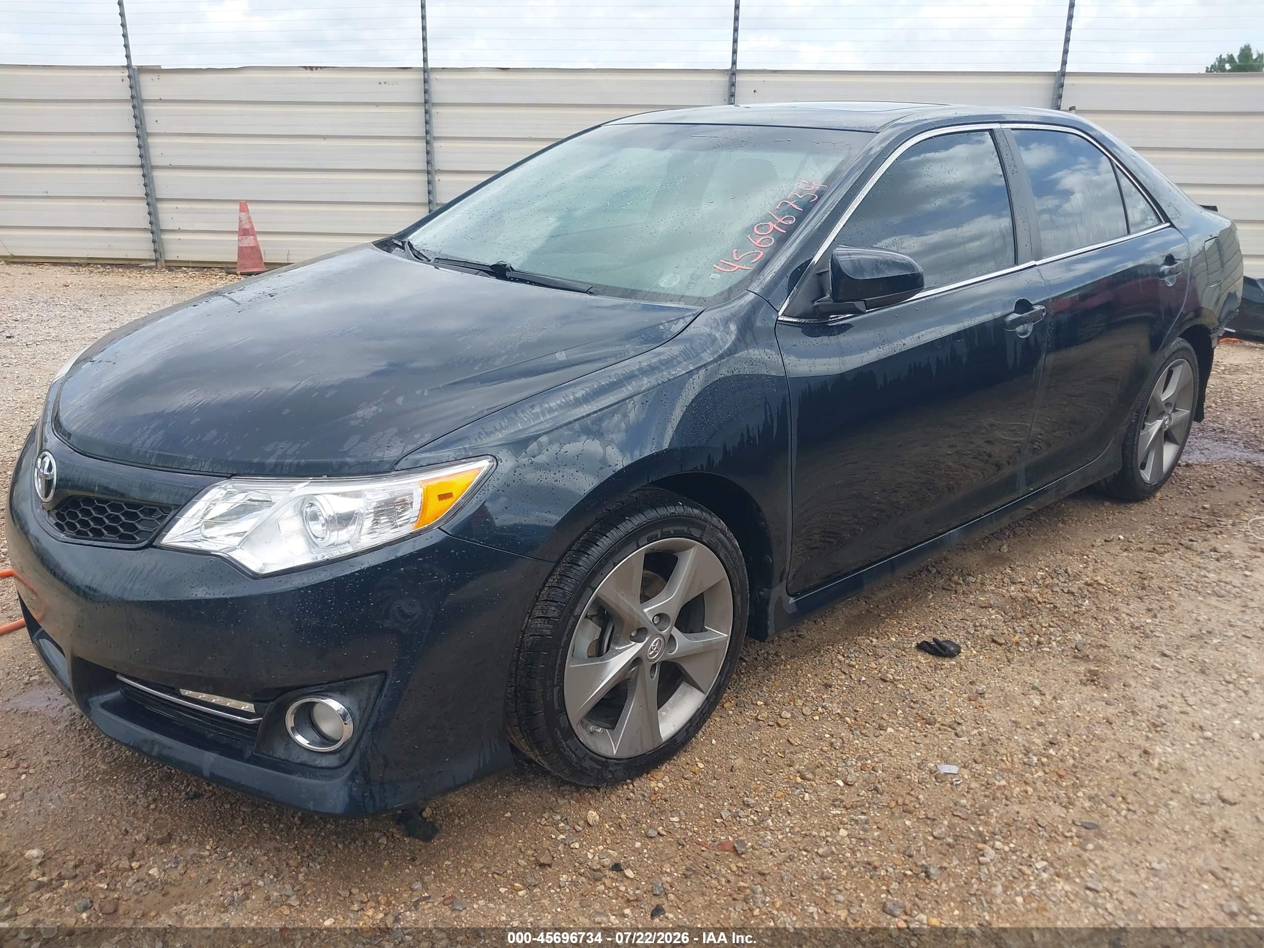 2014 Toyota Camry Se Sport Black vin: 4T1BF1FK9EU764477