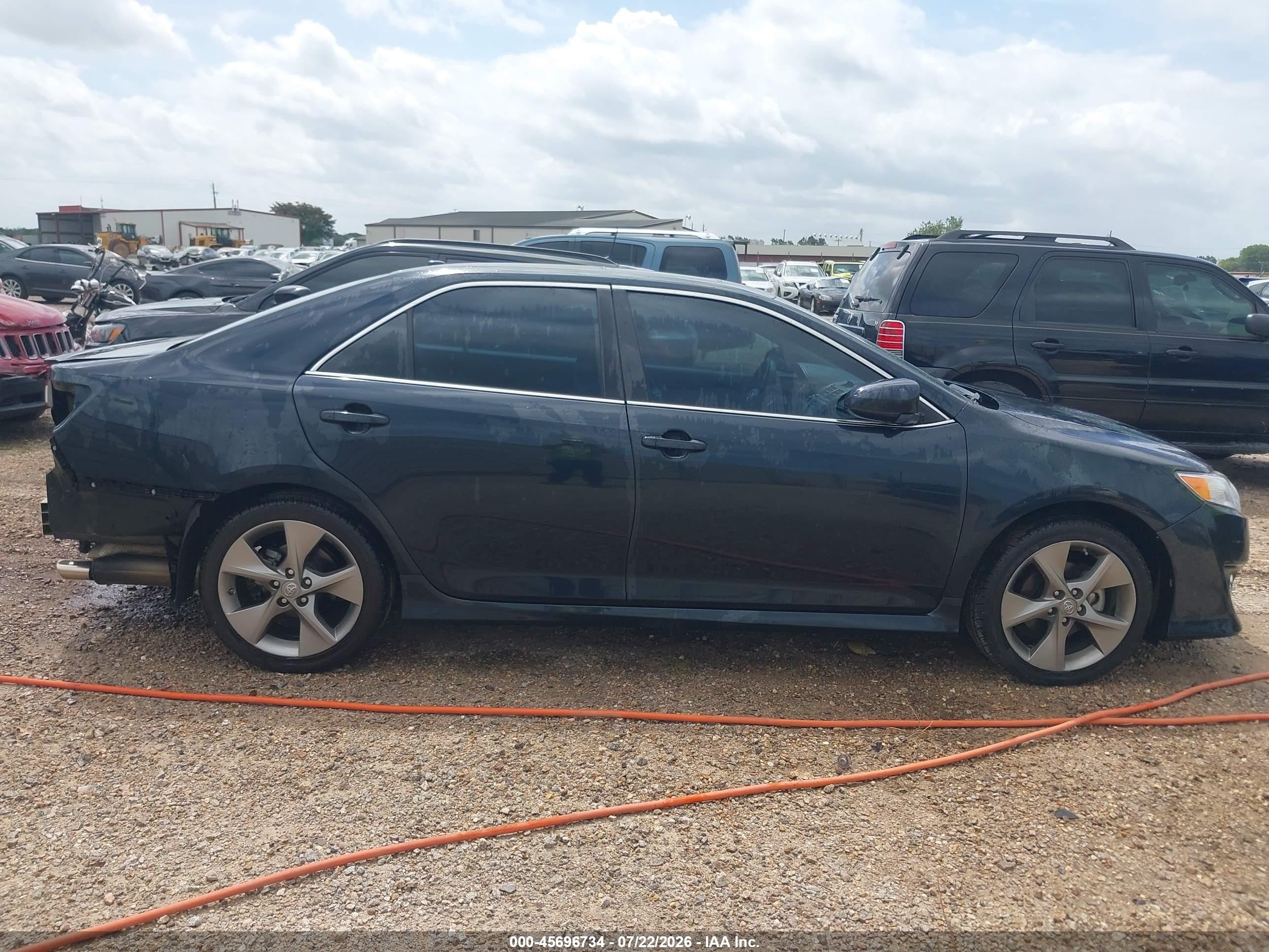 2014 Toyota Camry Se Sport Black vin: 4T1BF1FK9EU764477