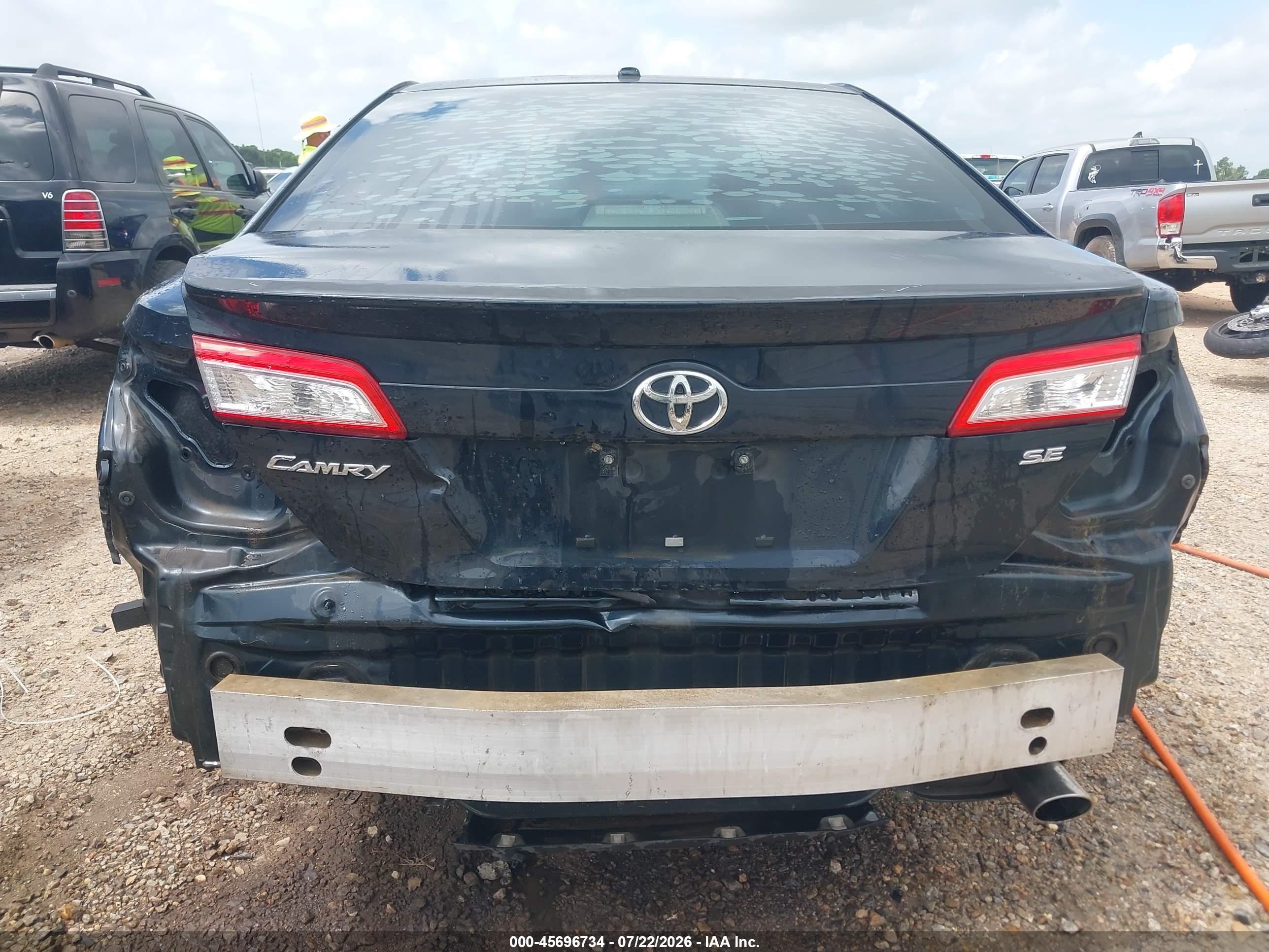 2014 Toyota Camry Se Sport Black vin: 4T1BF1FK9EU764477