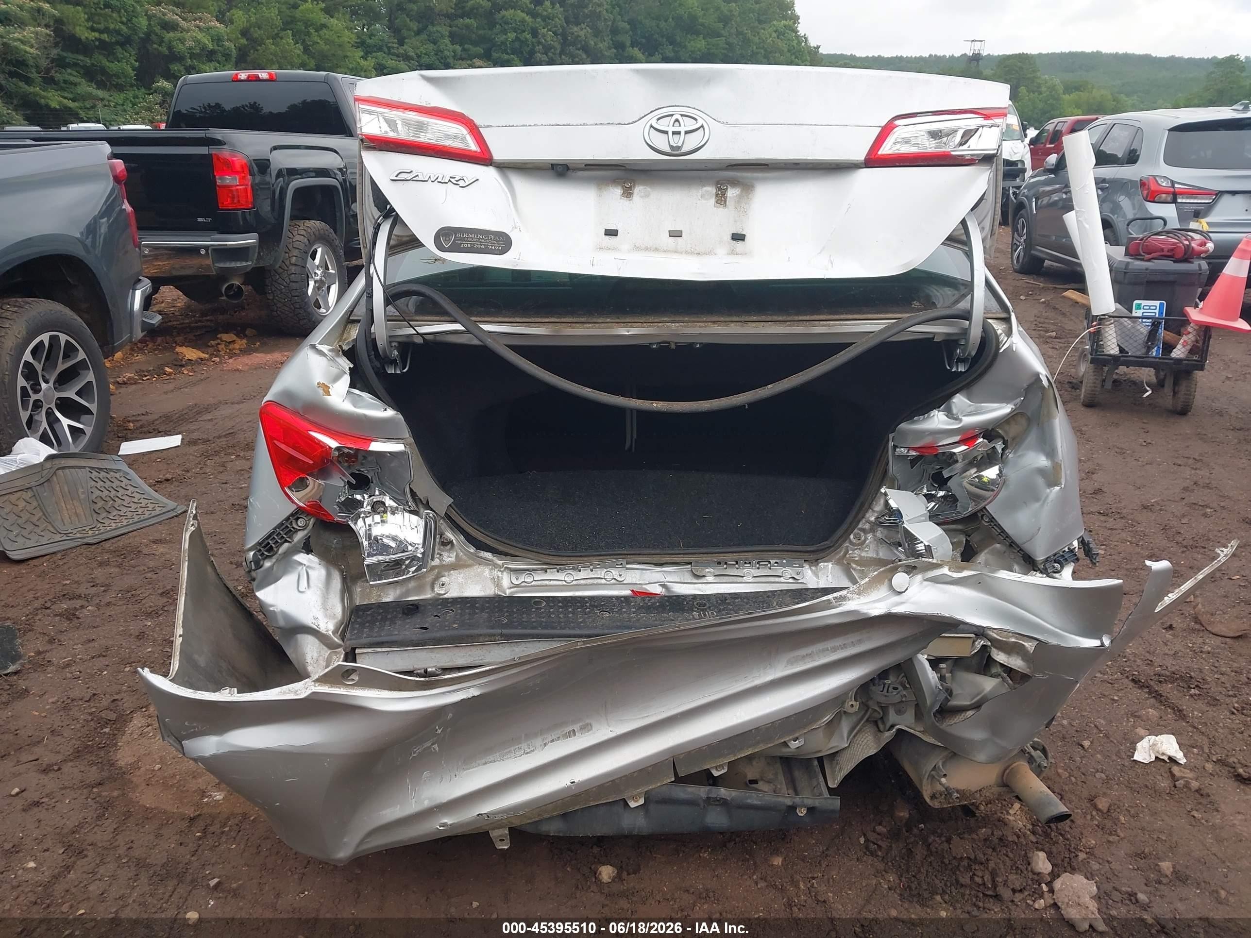 2014 Toyota Camry L Silver vin: 4T1BF1FK9EU783790