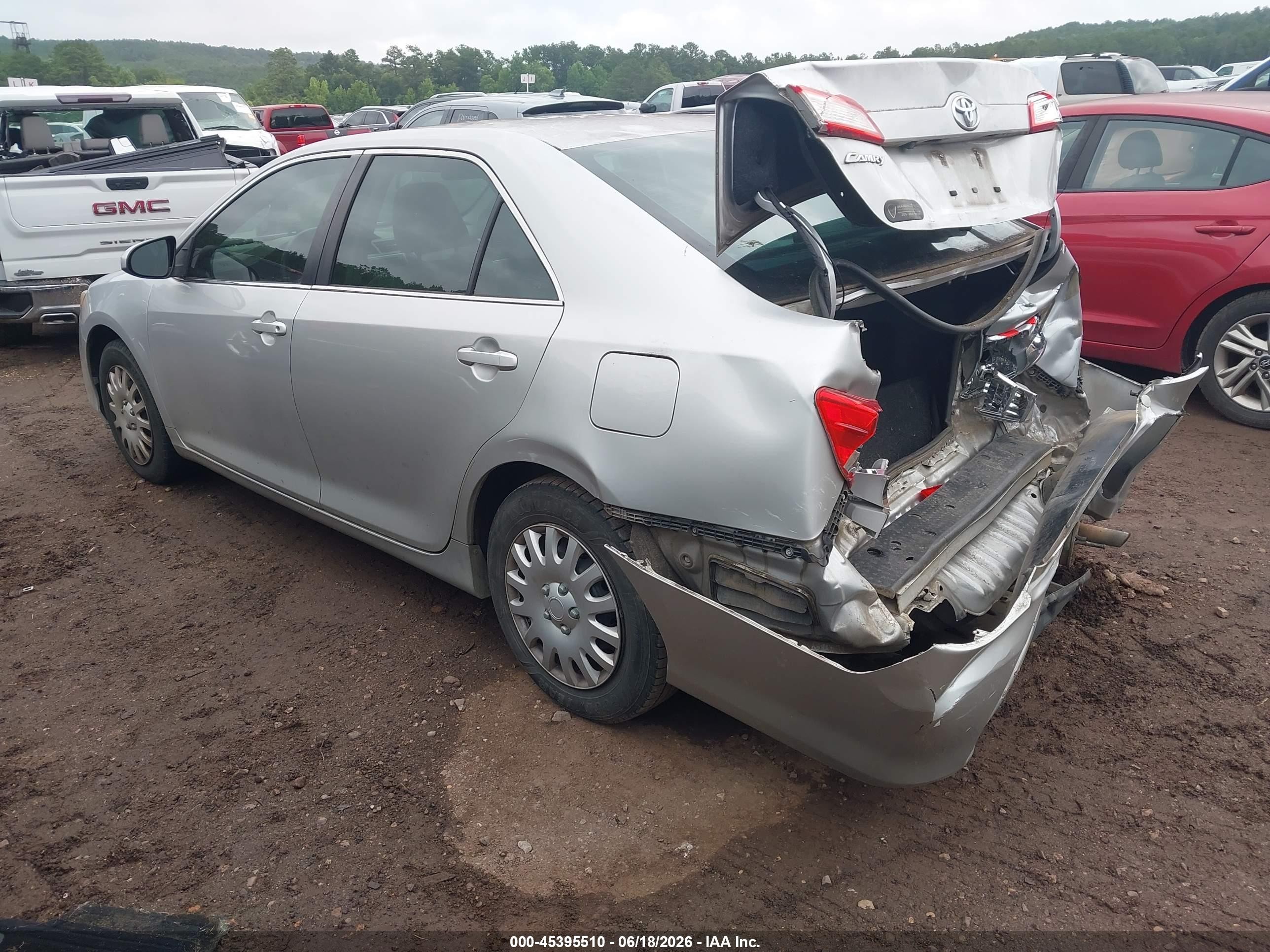 2014 Toyota Camry L Silver vin: 4T1BF1FK9EU783790