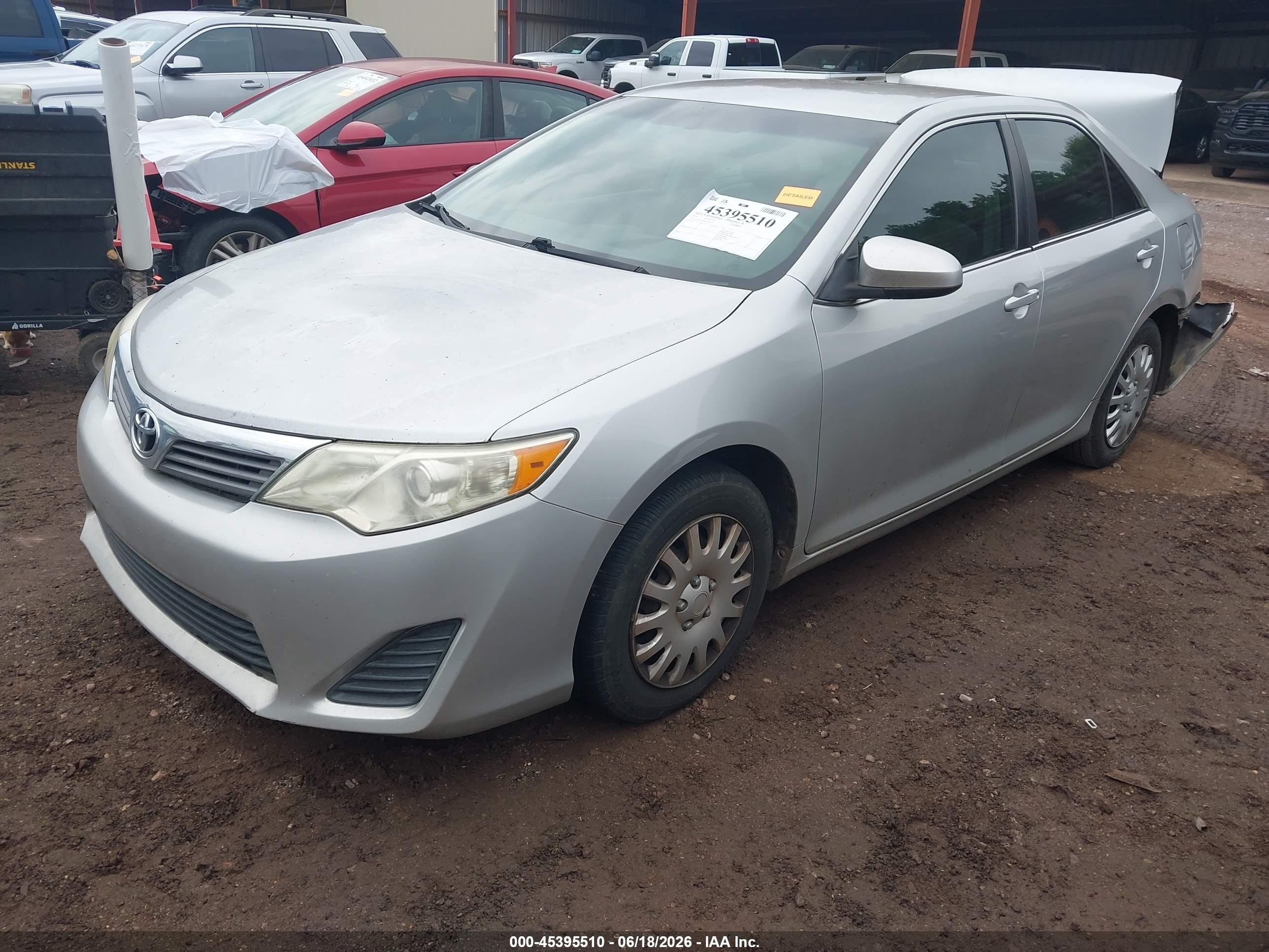 2014 Toyota Camry L Silver vin: 4T1BF1FK9EU783790