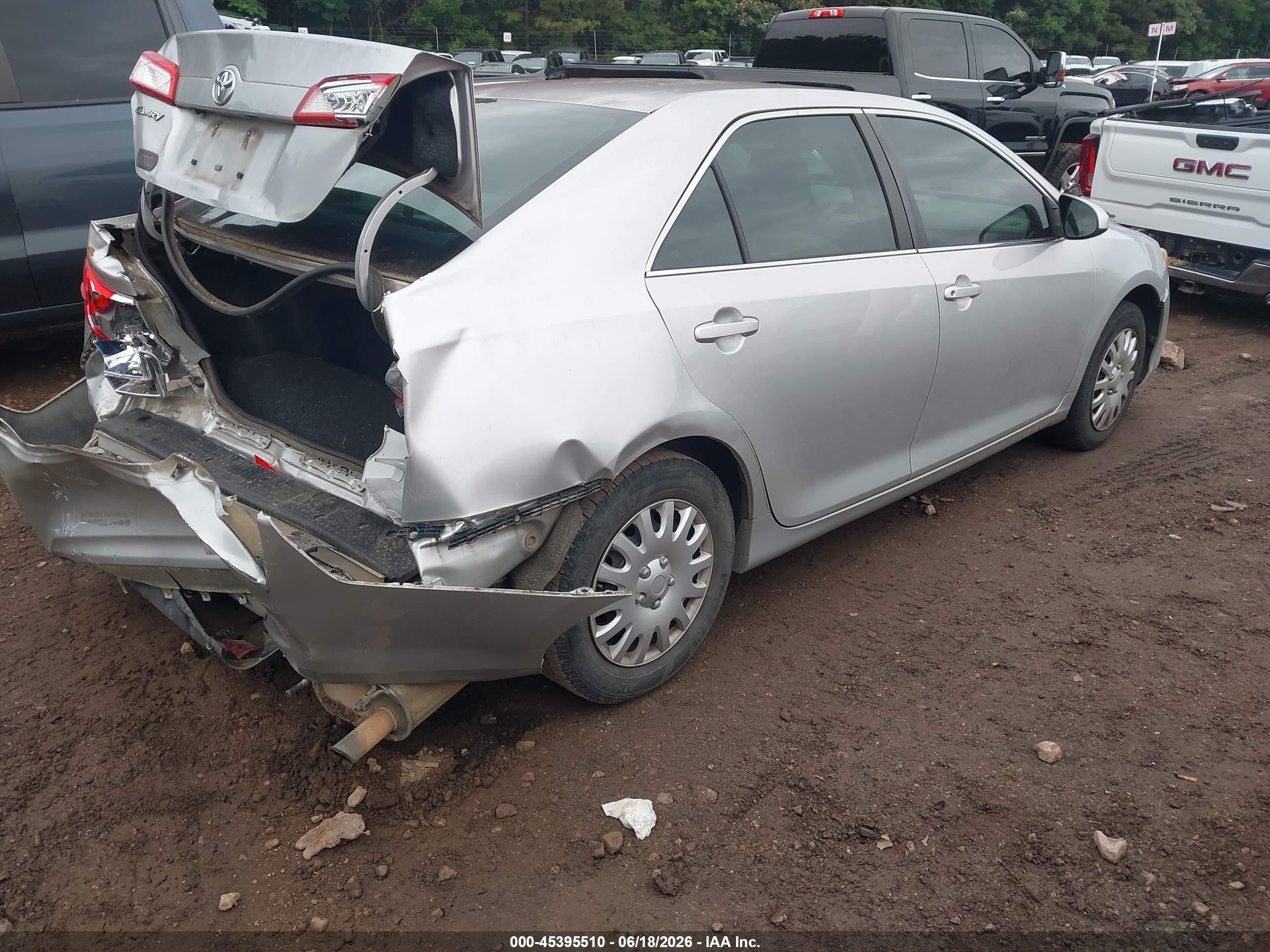 2014 Toyota Camry L Silver vin: 4T1BF1FK9EU783790