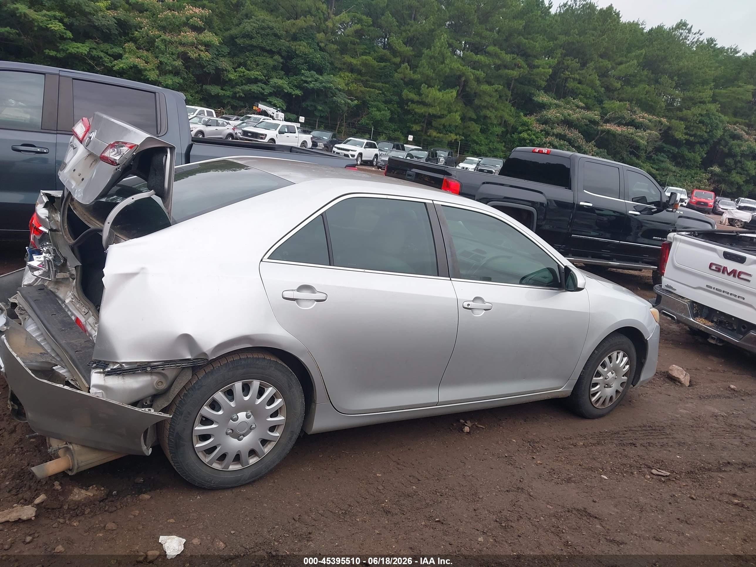 2014 Toyota Camry L Silver vin: 4T1BF1FK9EU783790