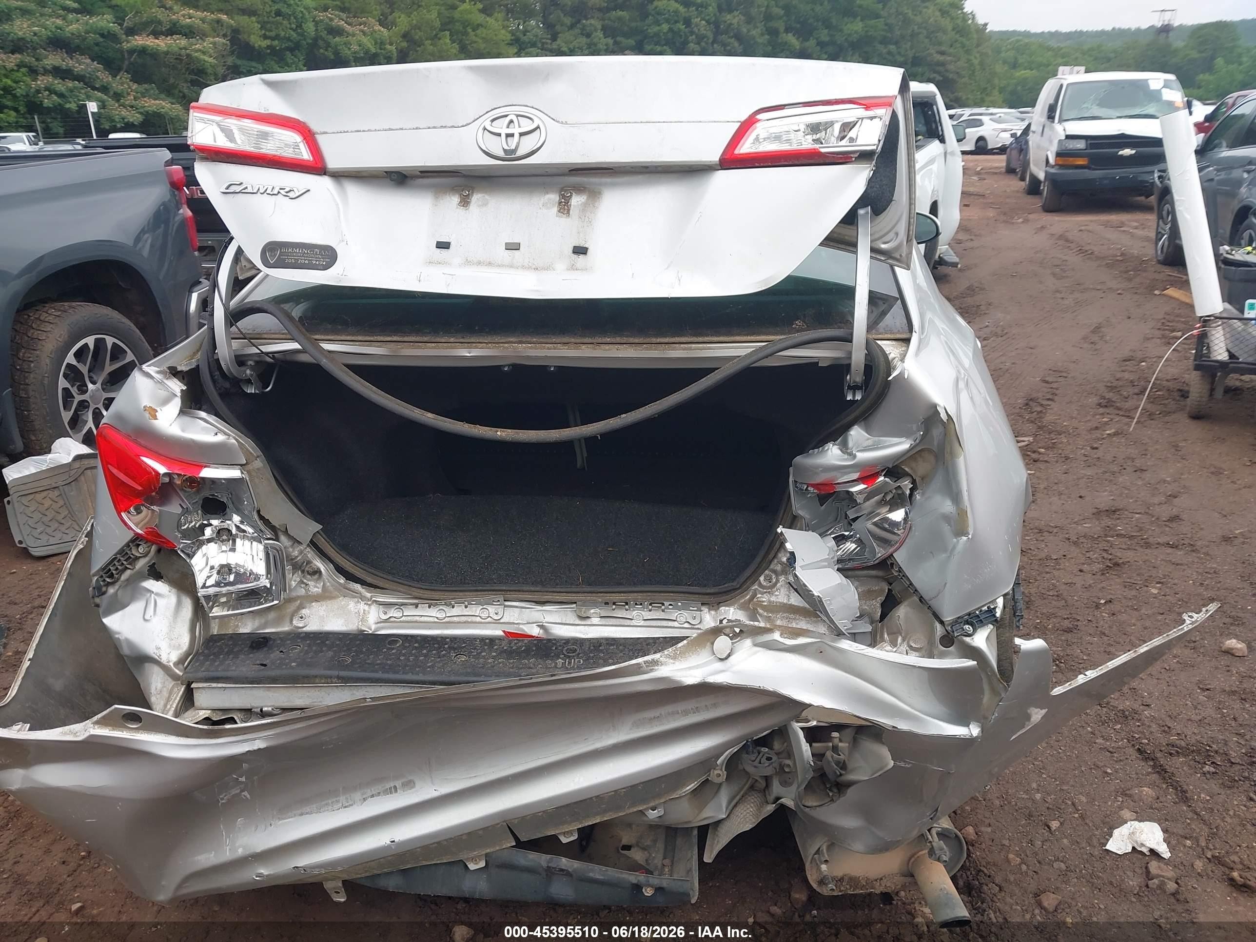 2014 Toyota Camry L Silver vin: 4T1BF1FK9EU783790