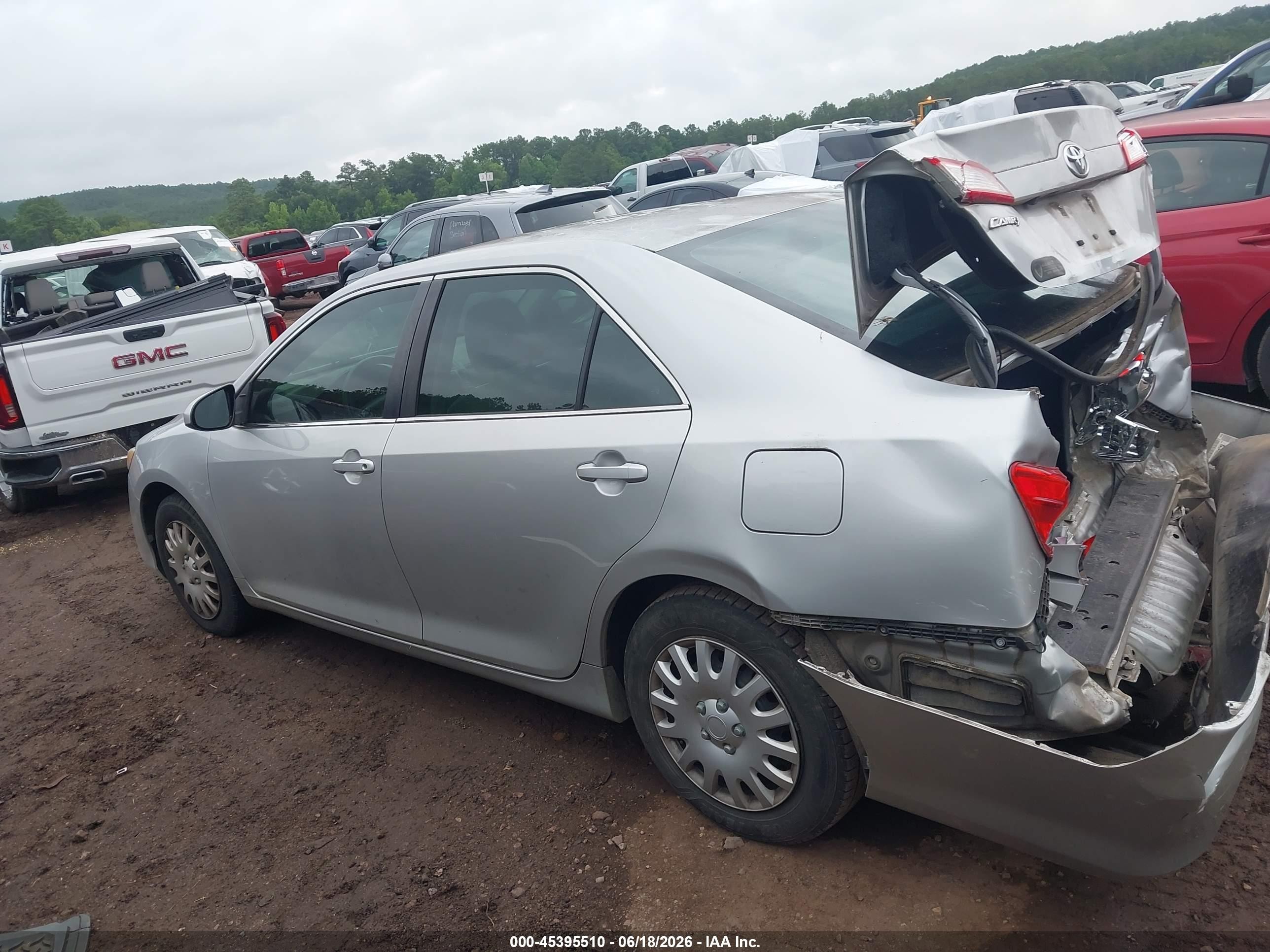 2014 Toyota Camry L Silver vin: 4T1BF1FK9EU783790