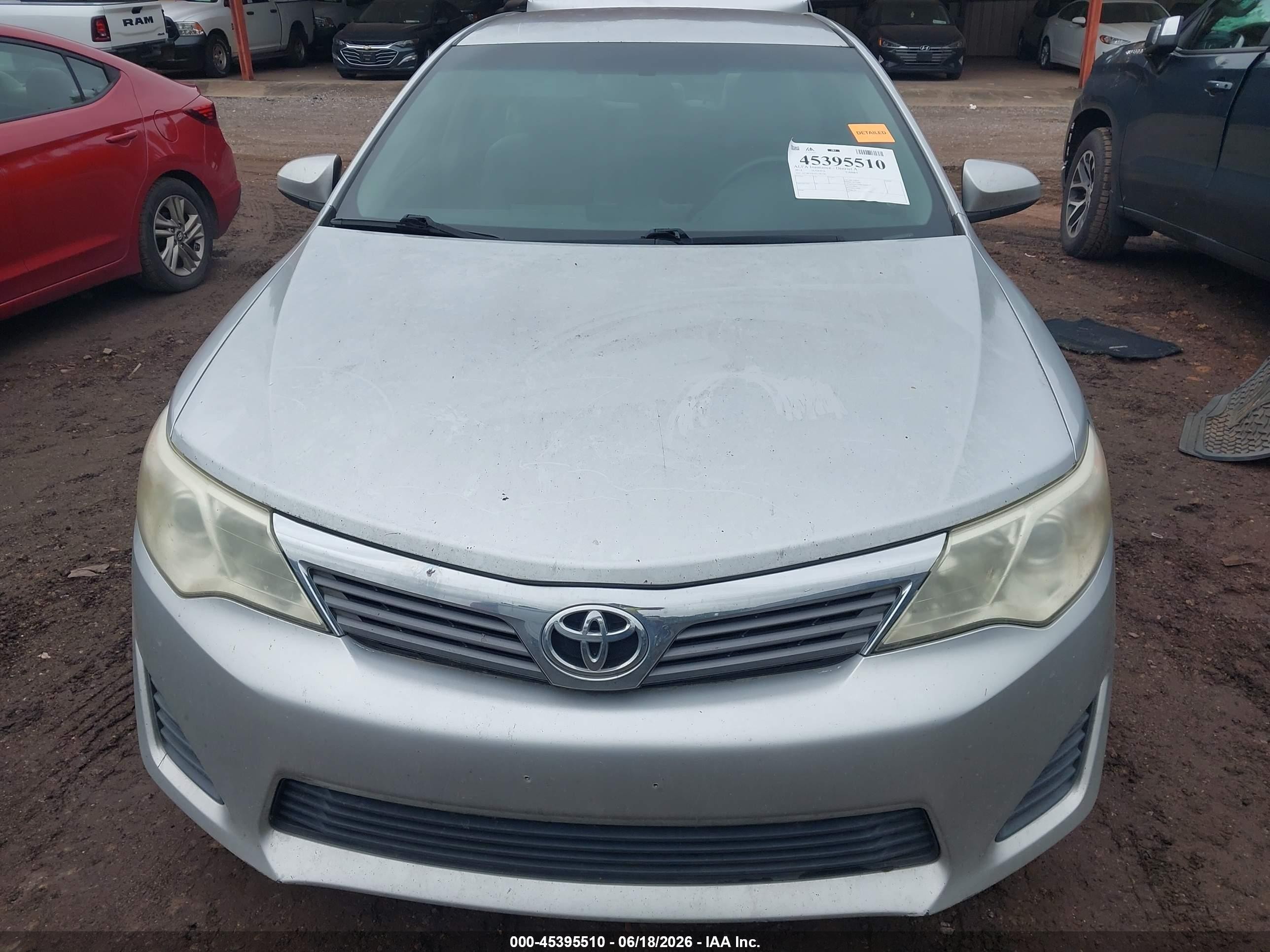 2014 Toyota Camry L Silver vin: 4T1BF1FK9EU783790