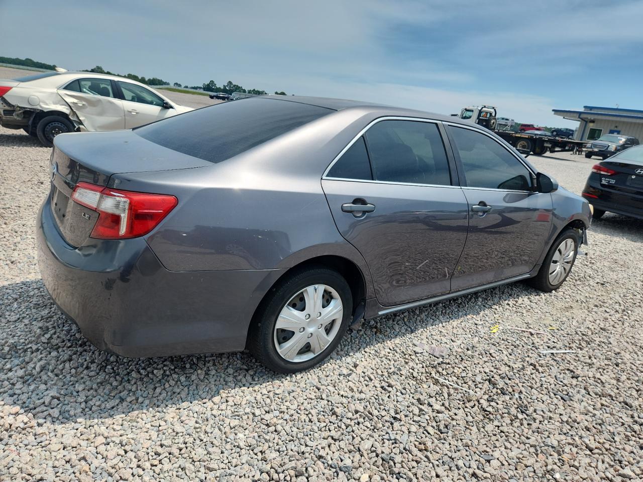2014 Toyota Camry Le Серый vin: 4T1BF1FK9EU784261