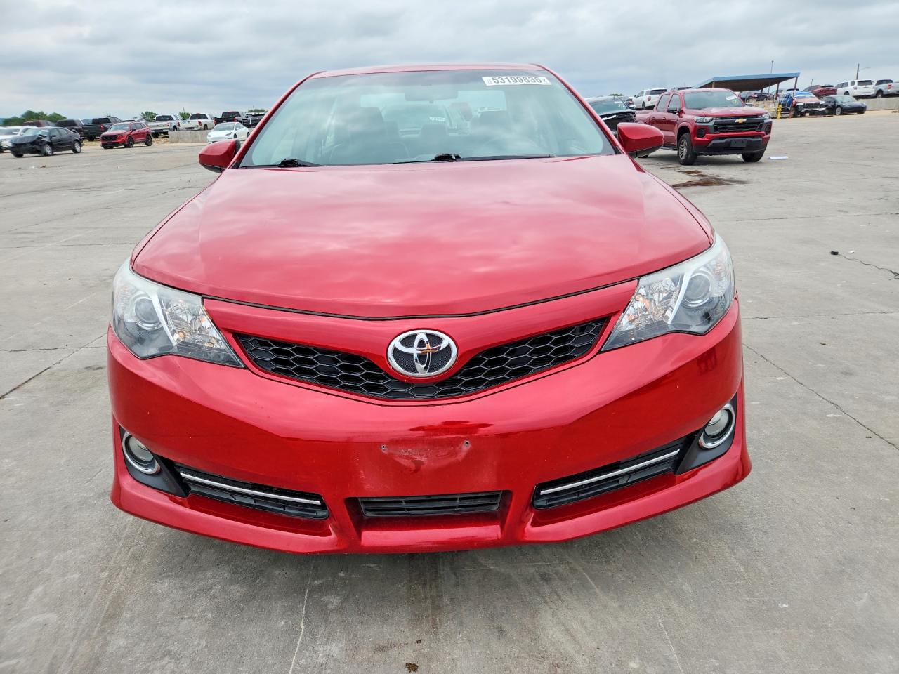 2014 Toyota Camry Se Red vin: 4T1BF1FK9EU787841