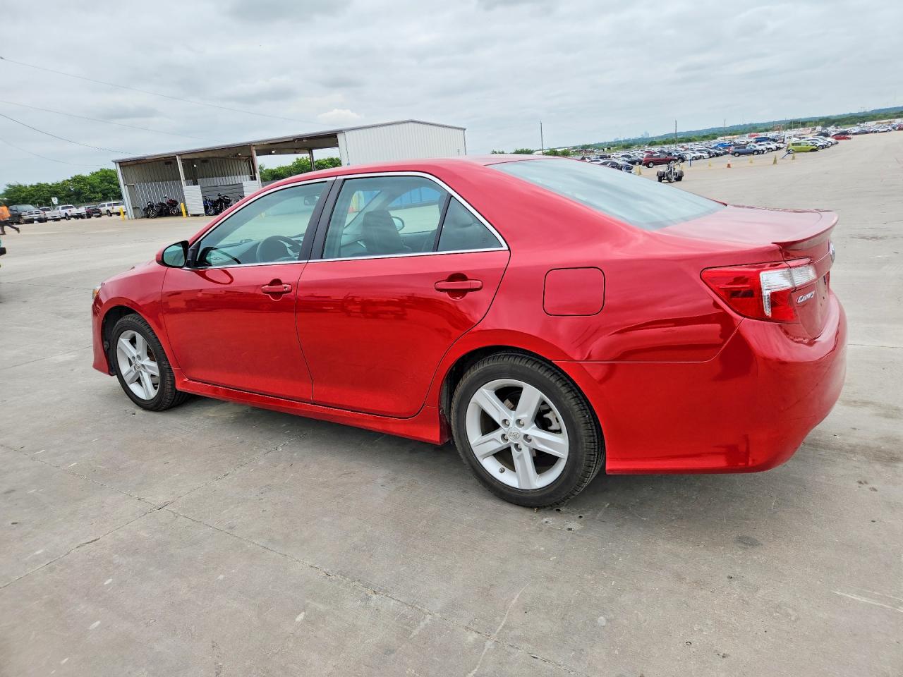 2014 Toyota Camry Se Red vin: 4T1BF1FK9EU787841