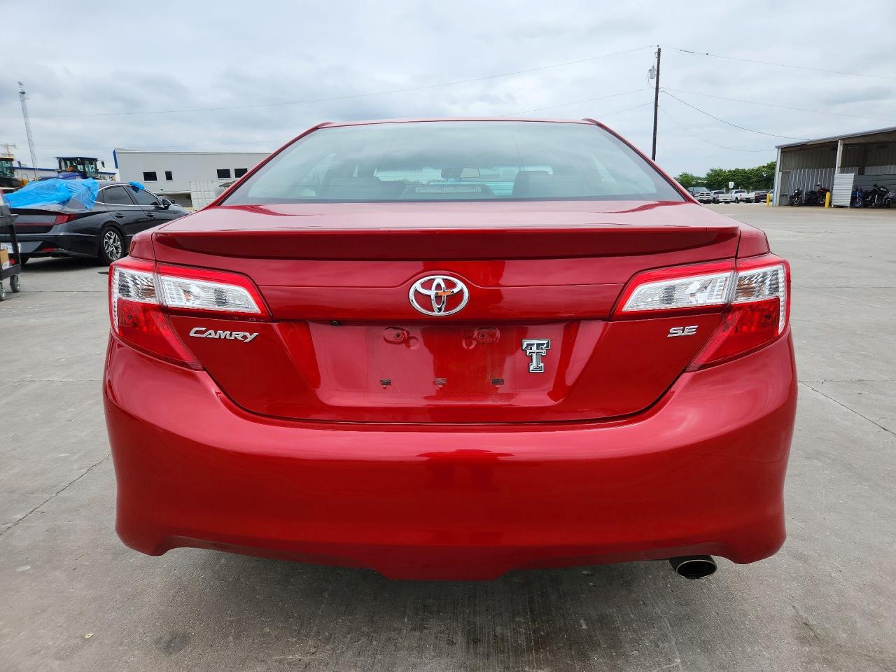 2014 Toyota Camry Se Red vin: 4T1BF1FK9EU787841