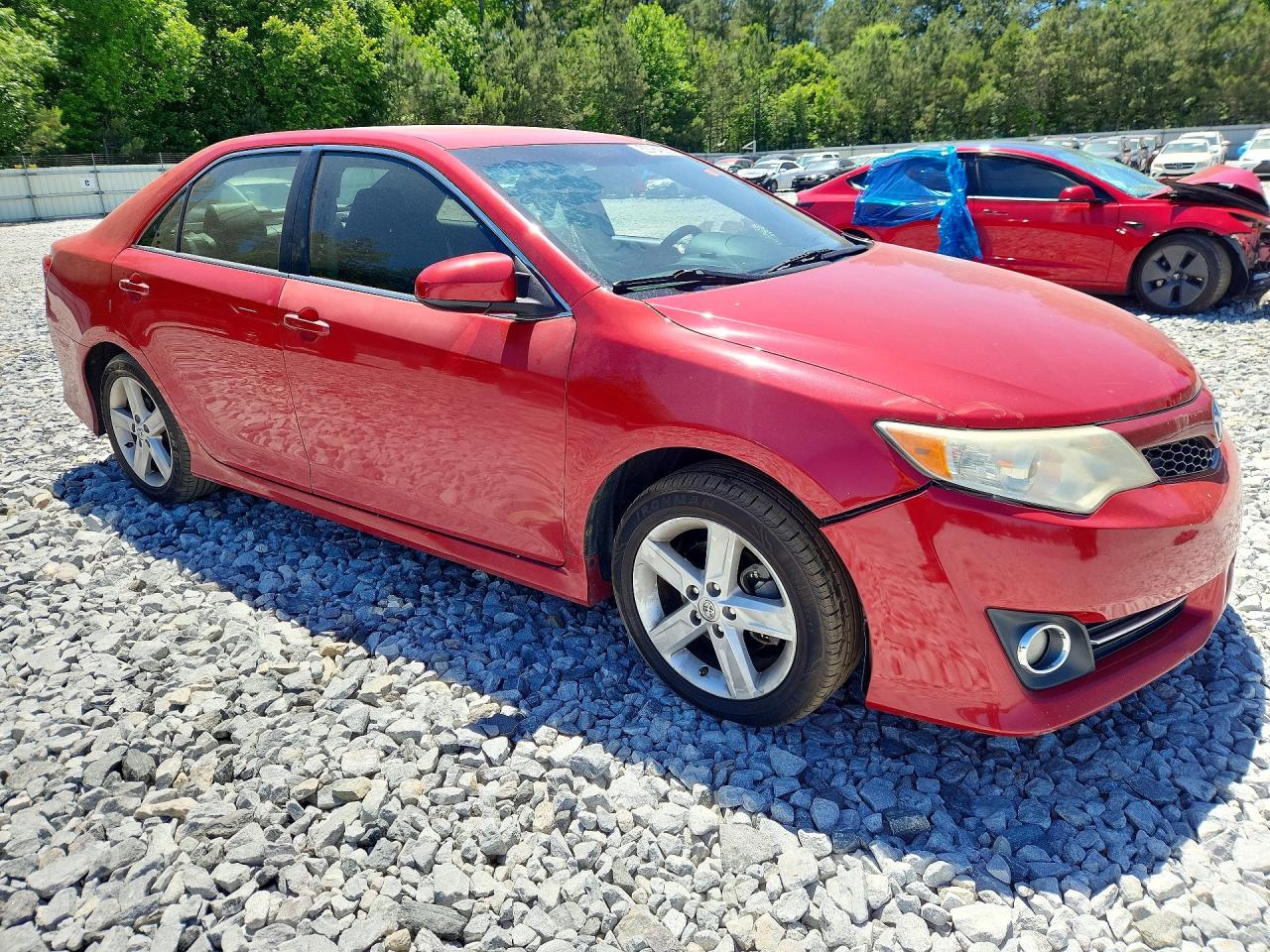 2014 Toyota Camry L/se/le/xle Red vin: 4T1BF1FK9EU793610