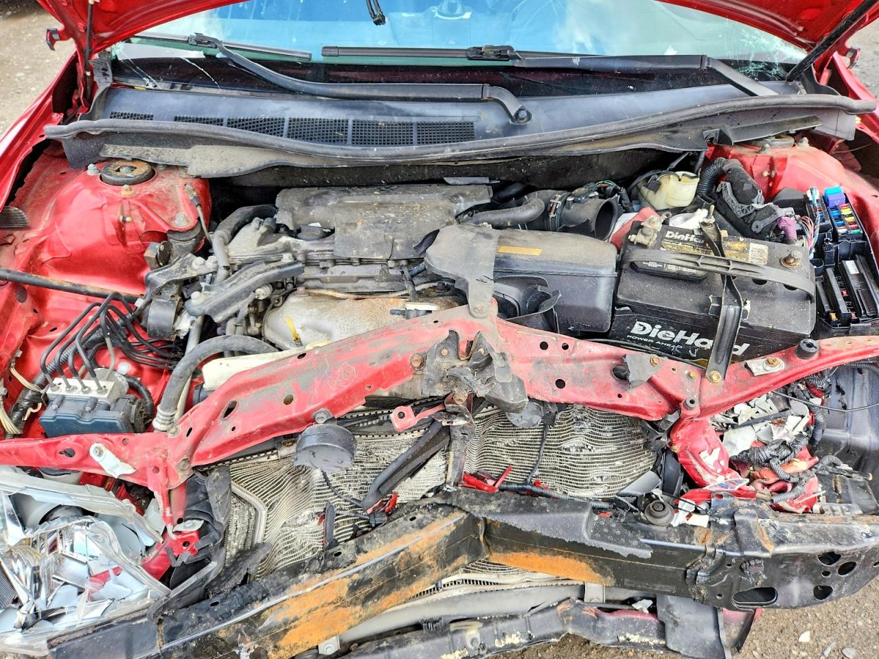 2014 Toyota Camry Se Red vin: 4T1BF1FK9EU796054