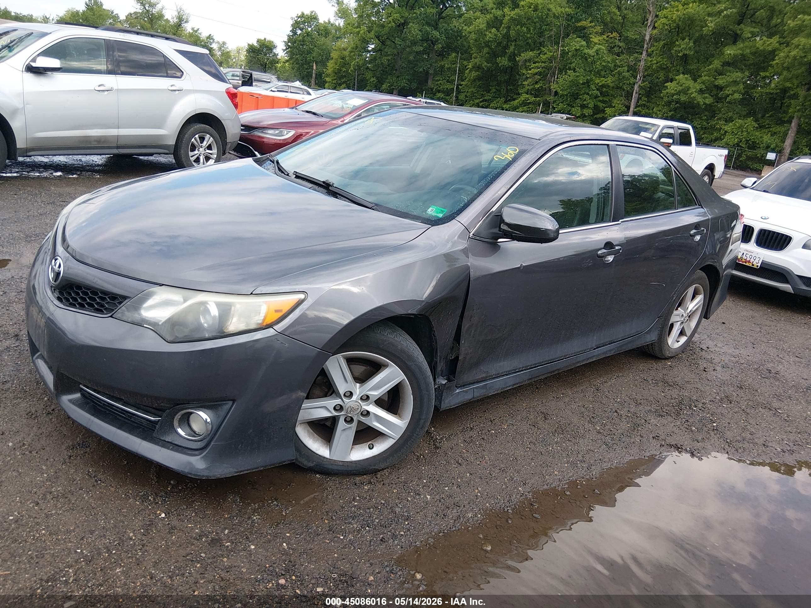2014 Toyota Camry Se Black vin: 4T1BF1FK9EU801835