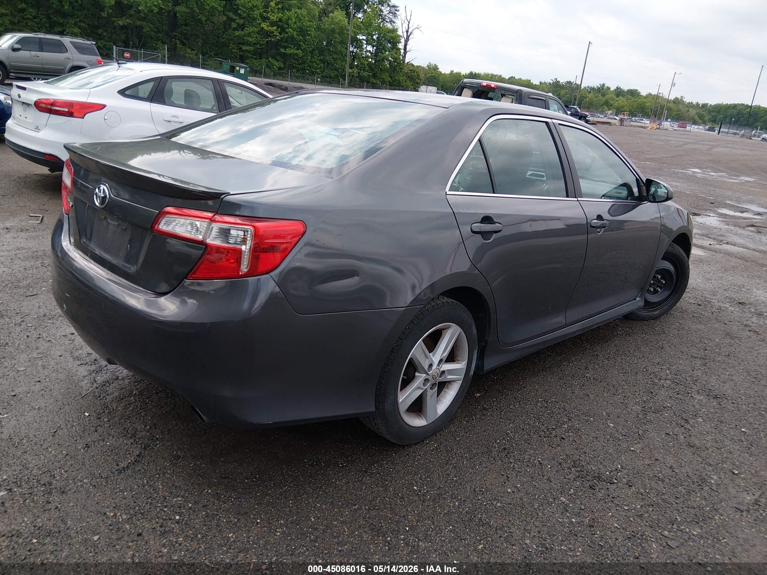 2014 Toyota Camry Se Black vin: 4T1BF1FK9EU801835