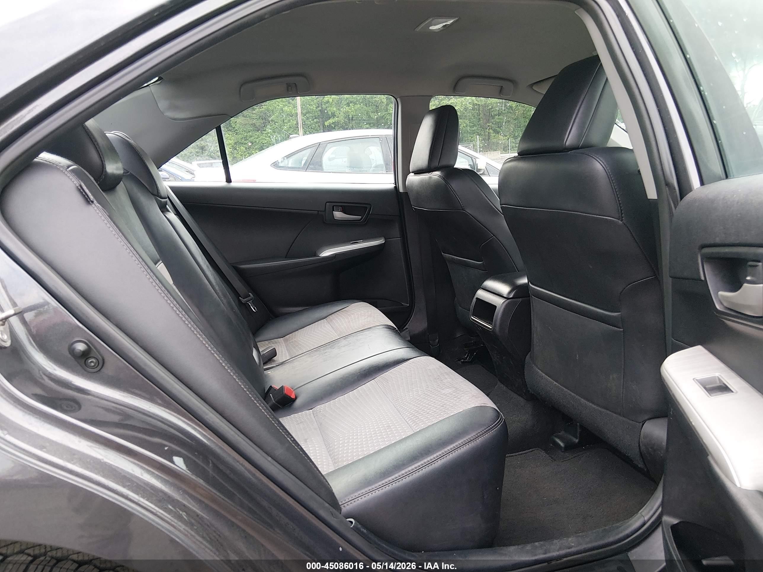 2014 Toyota Camry Se Black vin: 4T1BF1FK9EU801835