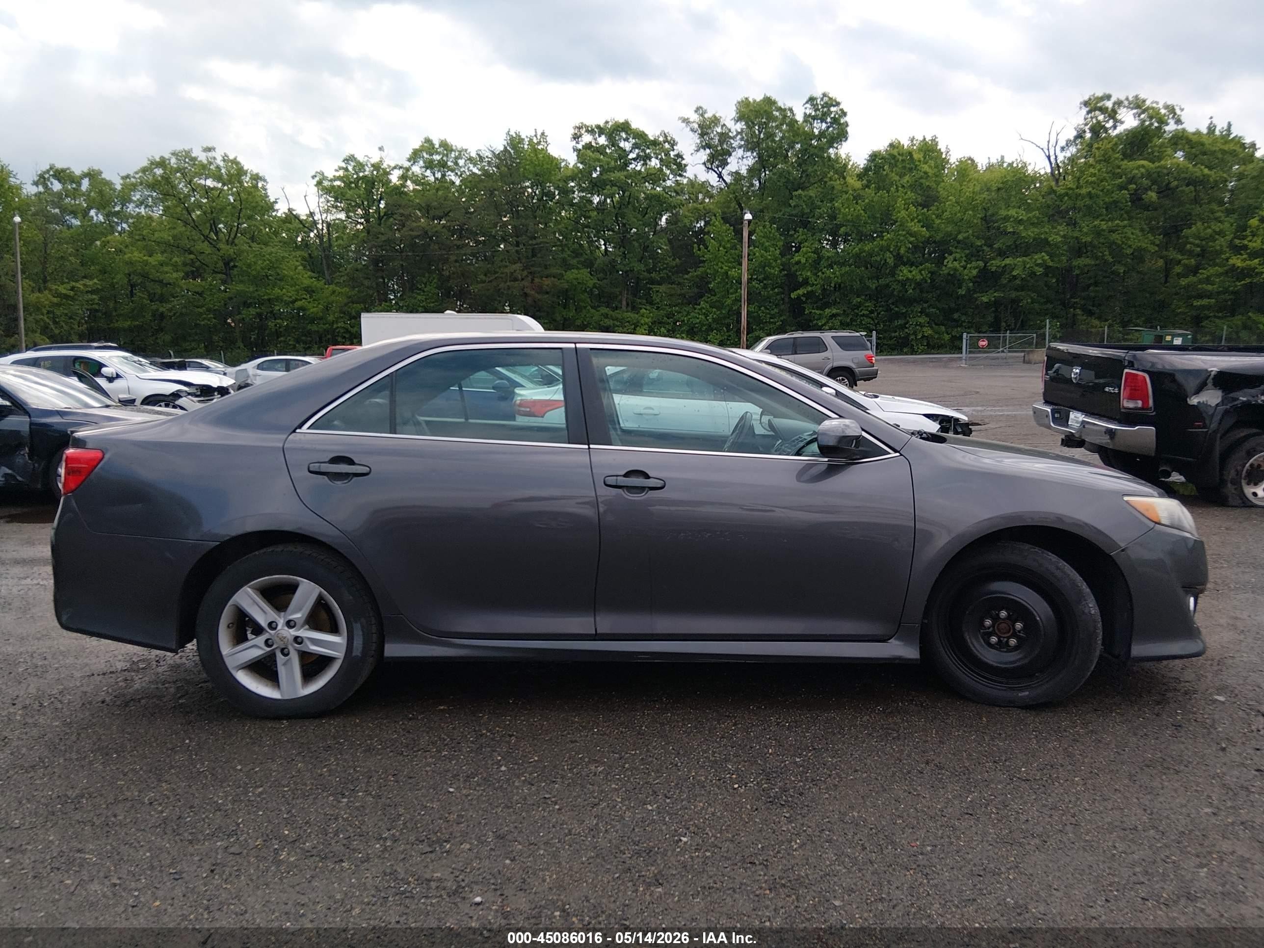 2014 Toyota Camry Se Black vin: 4T1BF1FK9EU801835