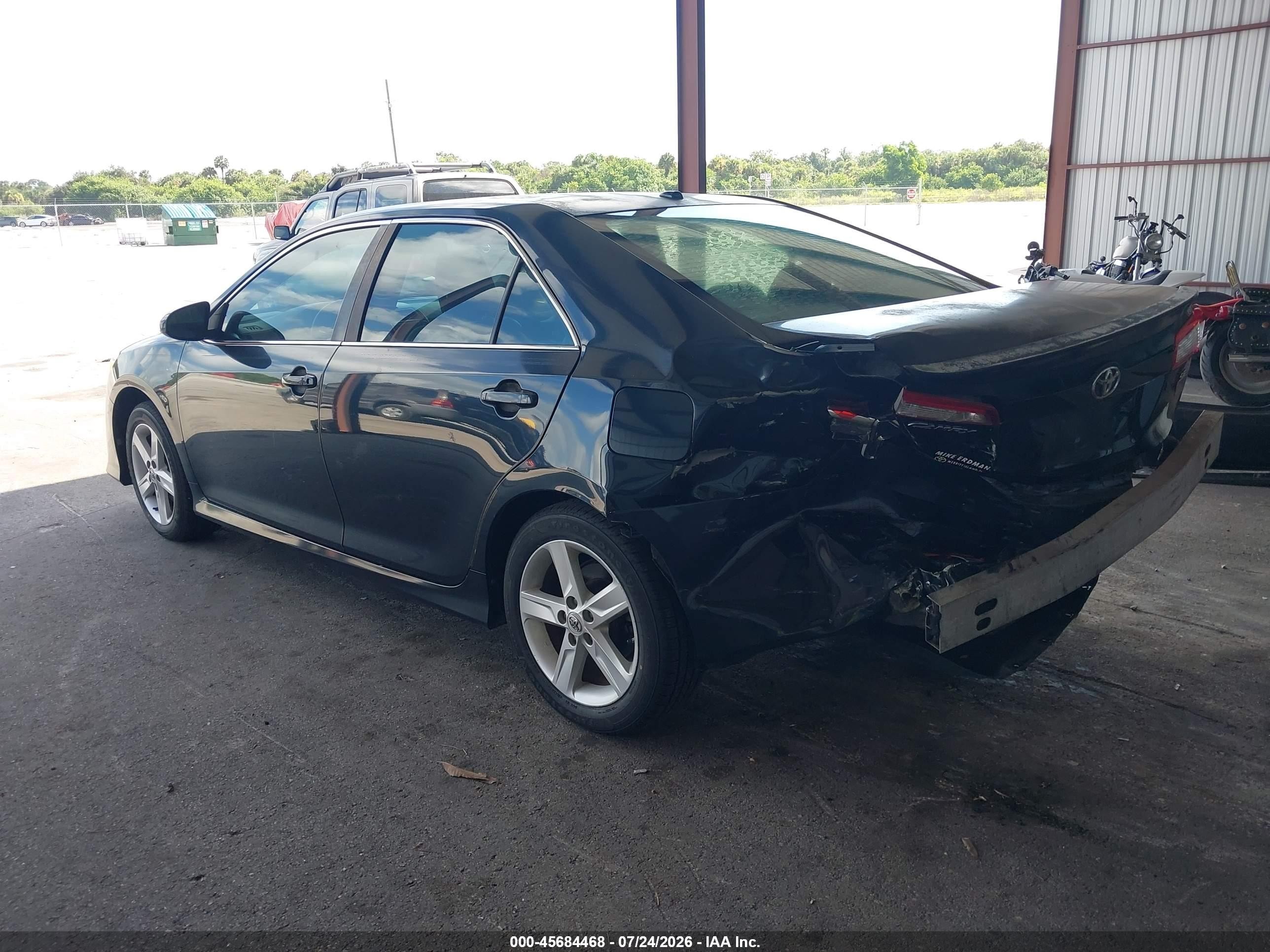 2014 Toyota Camry Se Gray vin: 4T1BF1FK9EU803259