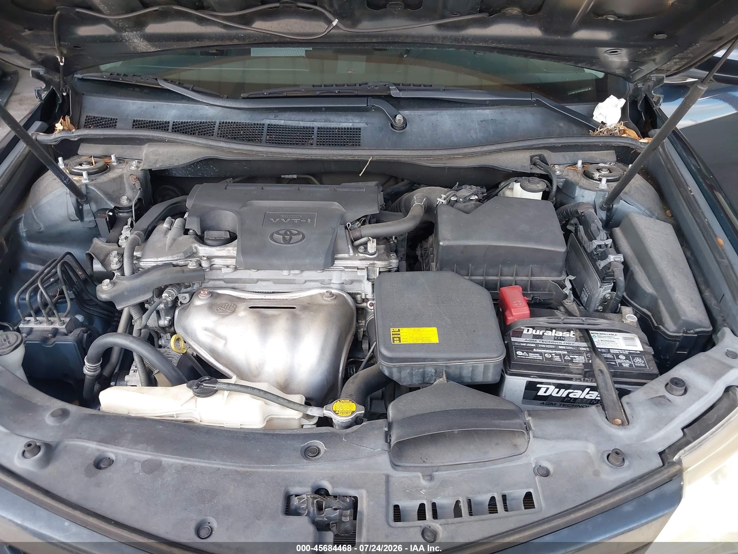 2014 Toyota Camry Se Gray vin: 4T1BF1FK9EU803259