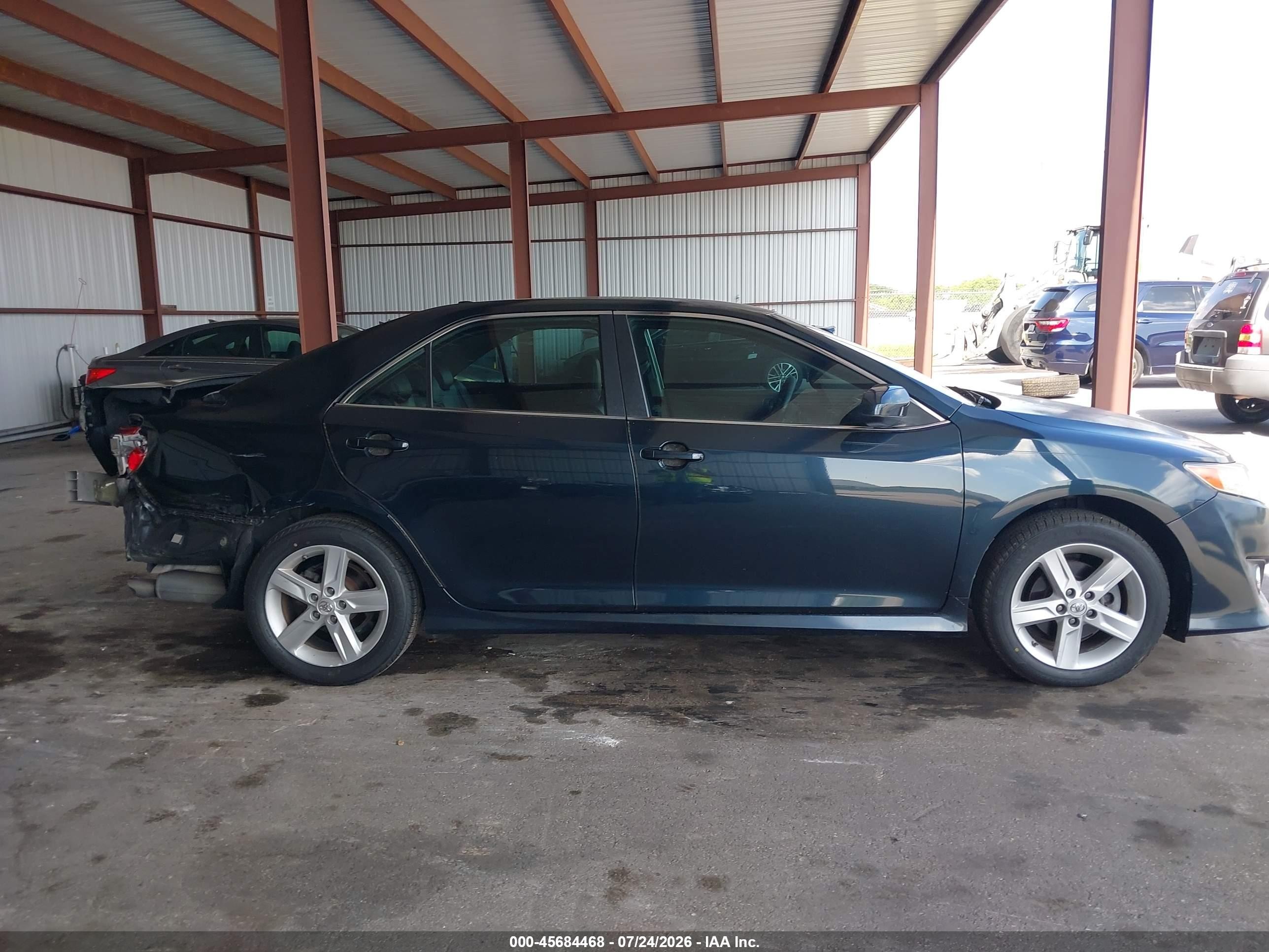 2014 Toyota Camry Se Gray vin: 4T1BF1FK9EU803259