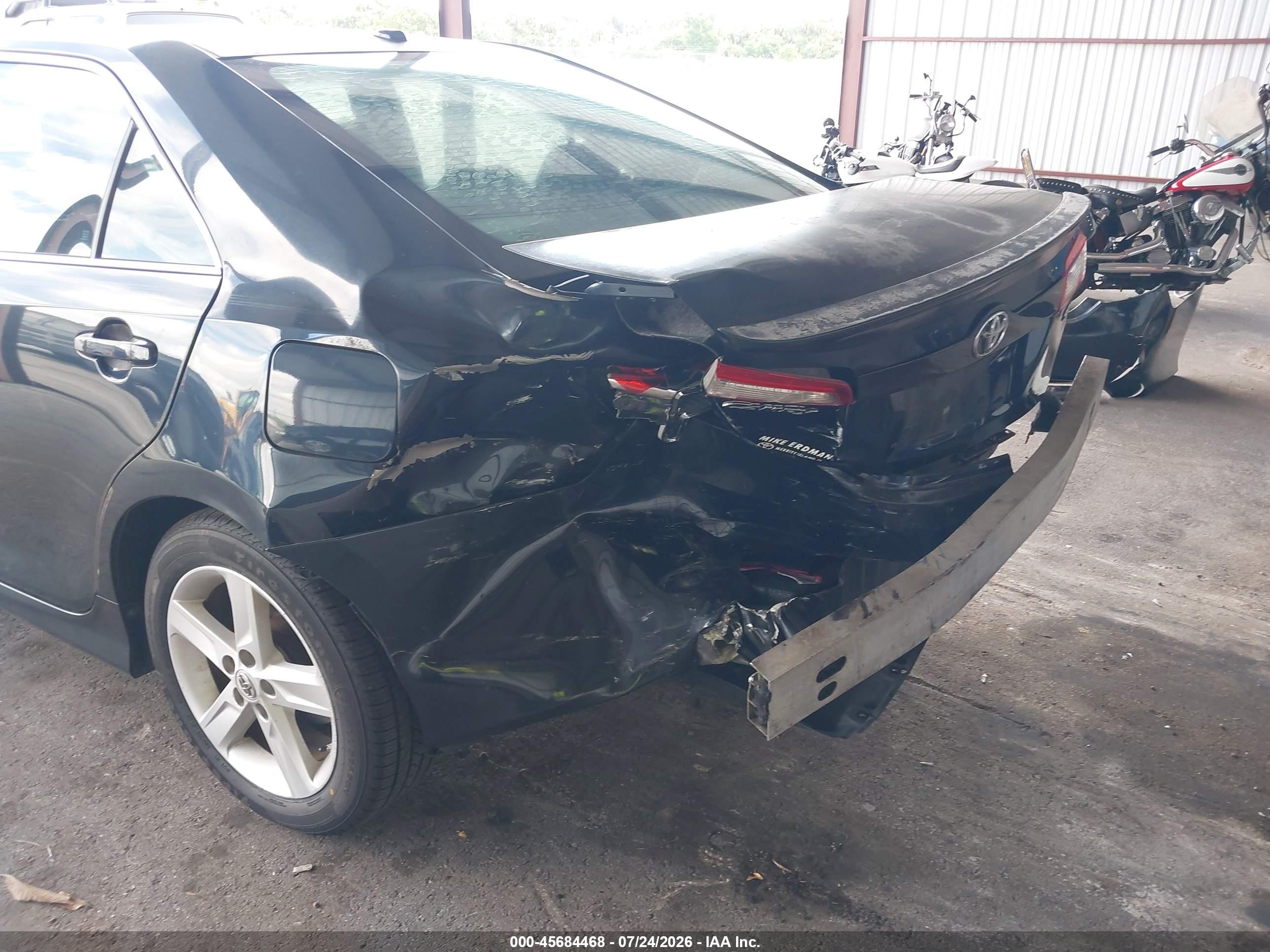 2014 Toyota Camry Se Gray vin: 4T1BF1FK9EU803259