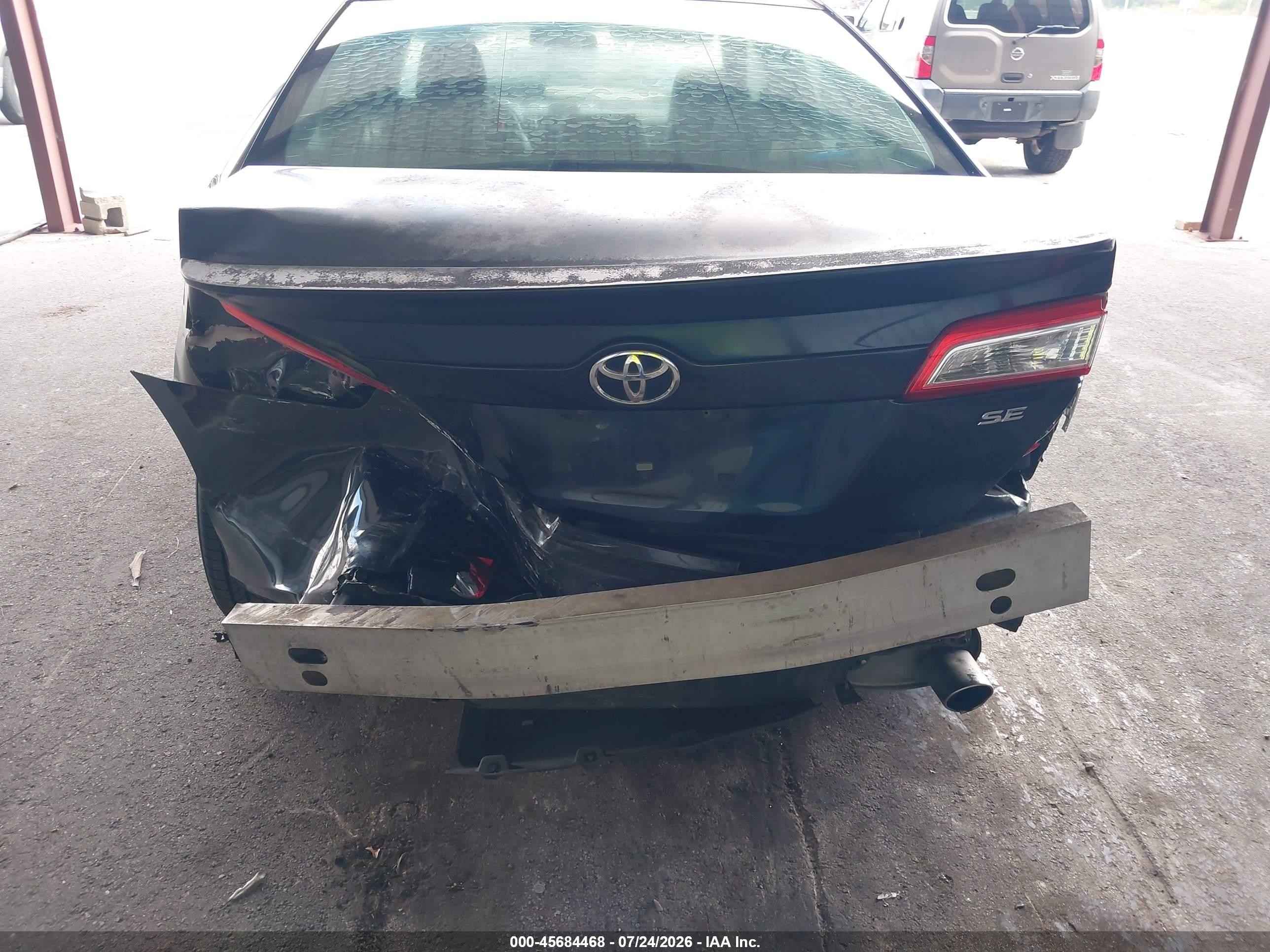 2014 Toyota Camry Se Gray vin: 4T1BF1FK9EU803259