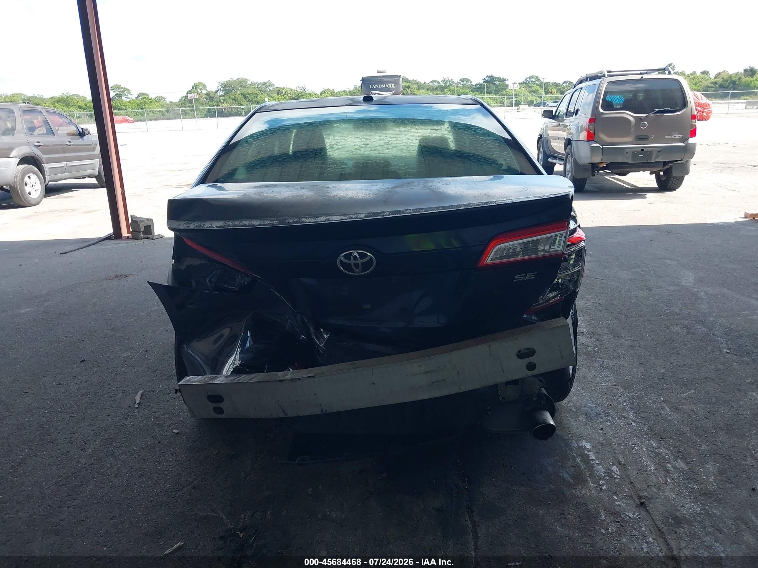2014 Toyota Camry Se Gray vin: 4T1BF1FK9EU803259