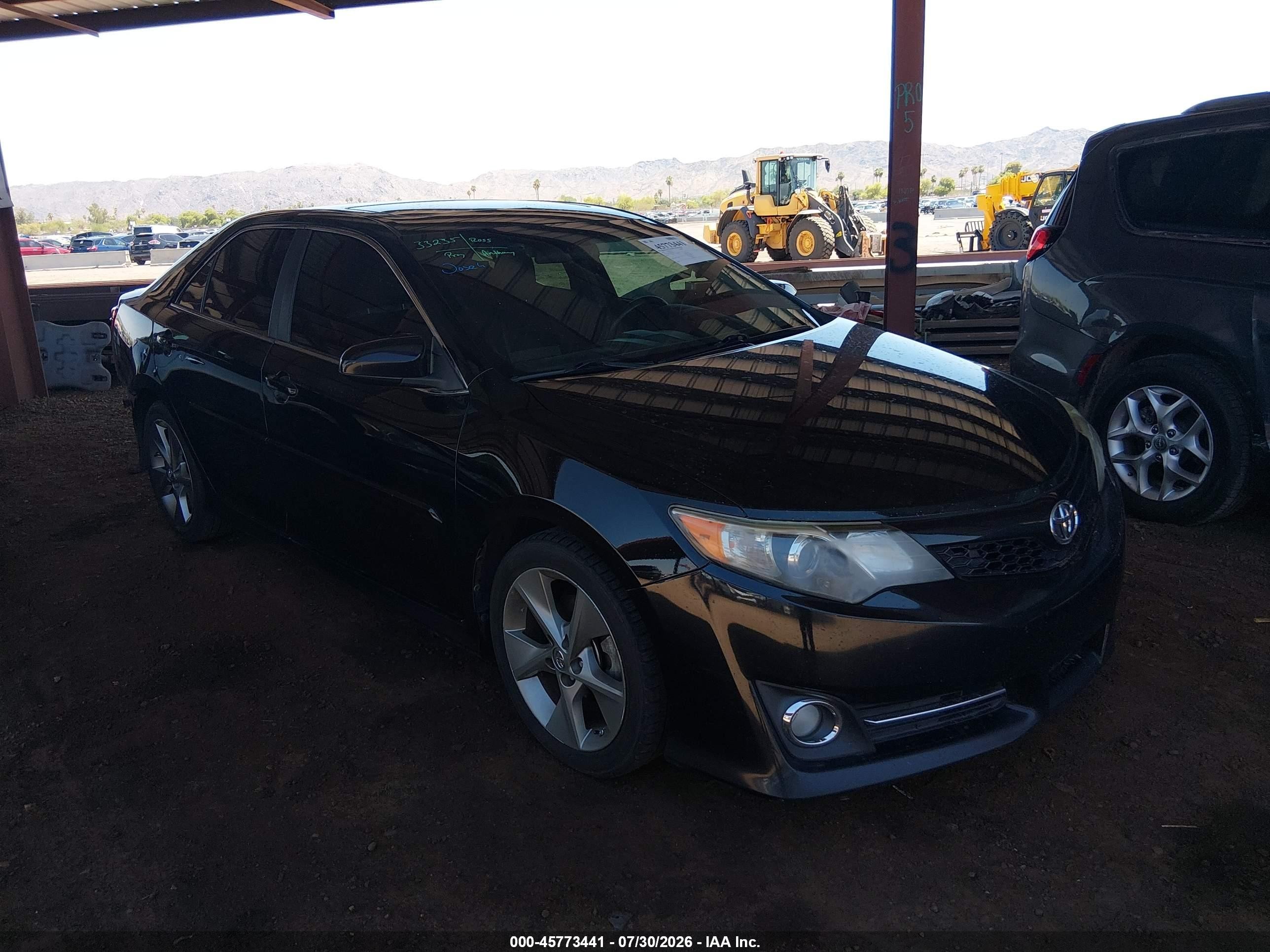 2014 Toyota Camry Se Sport Black vin: 4T1BF1FK9EU803715