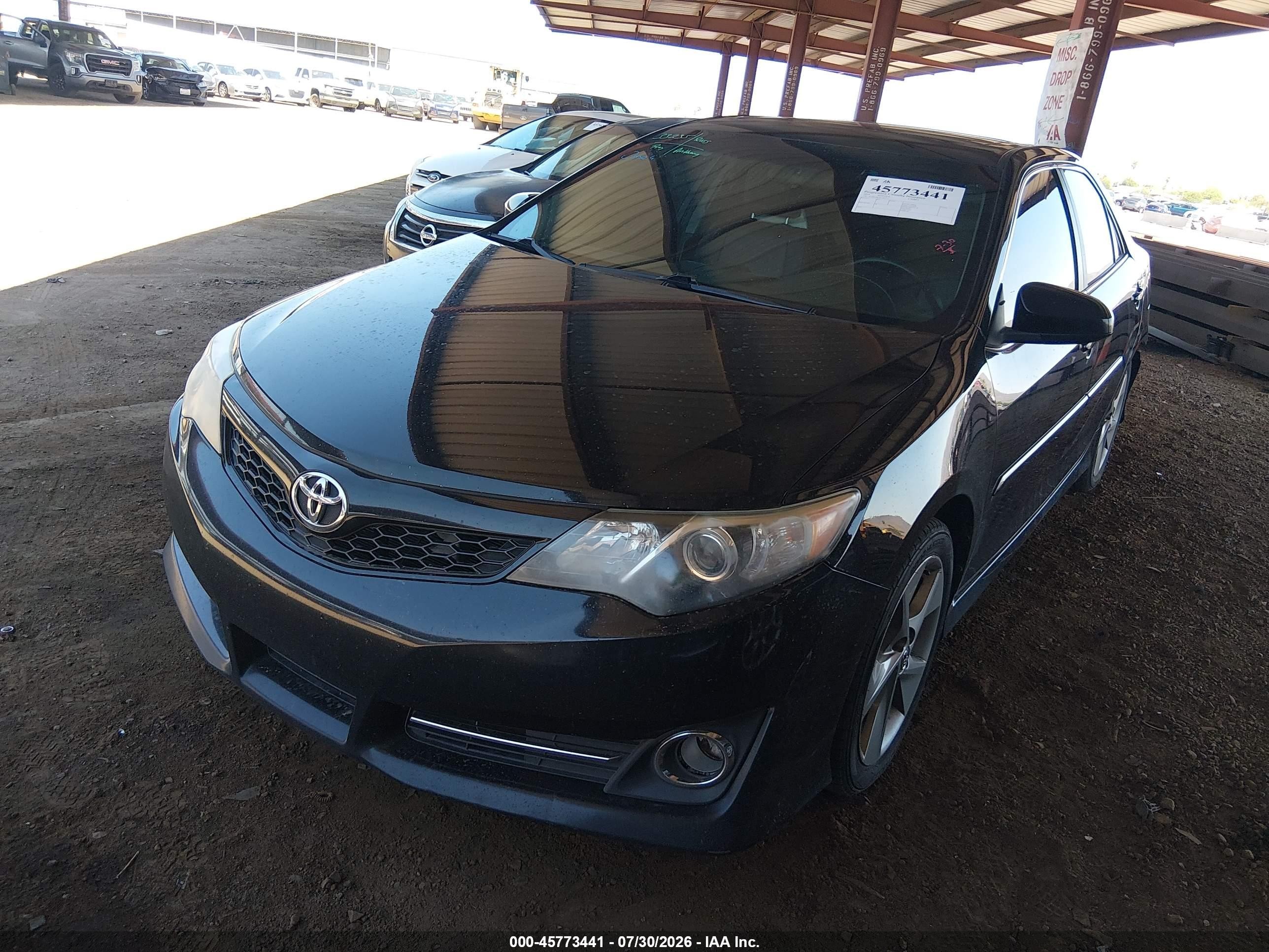 2014 Toyota Camry Se Sport Black vin: 4T1BF1FK9EU803715