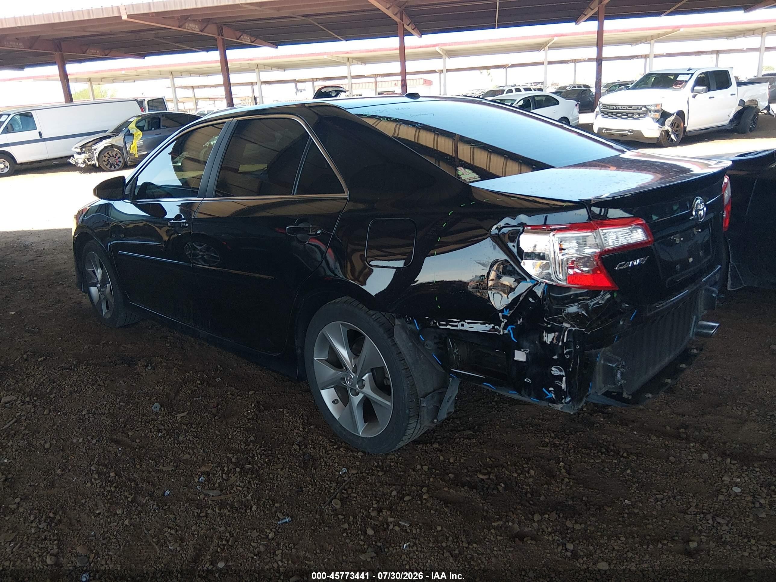 2014 Toyota Camry Se Sport Black vin: 4T1BF1FK9EU803715