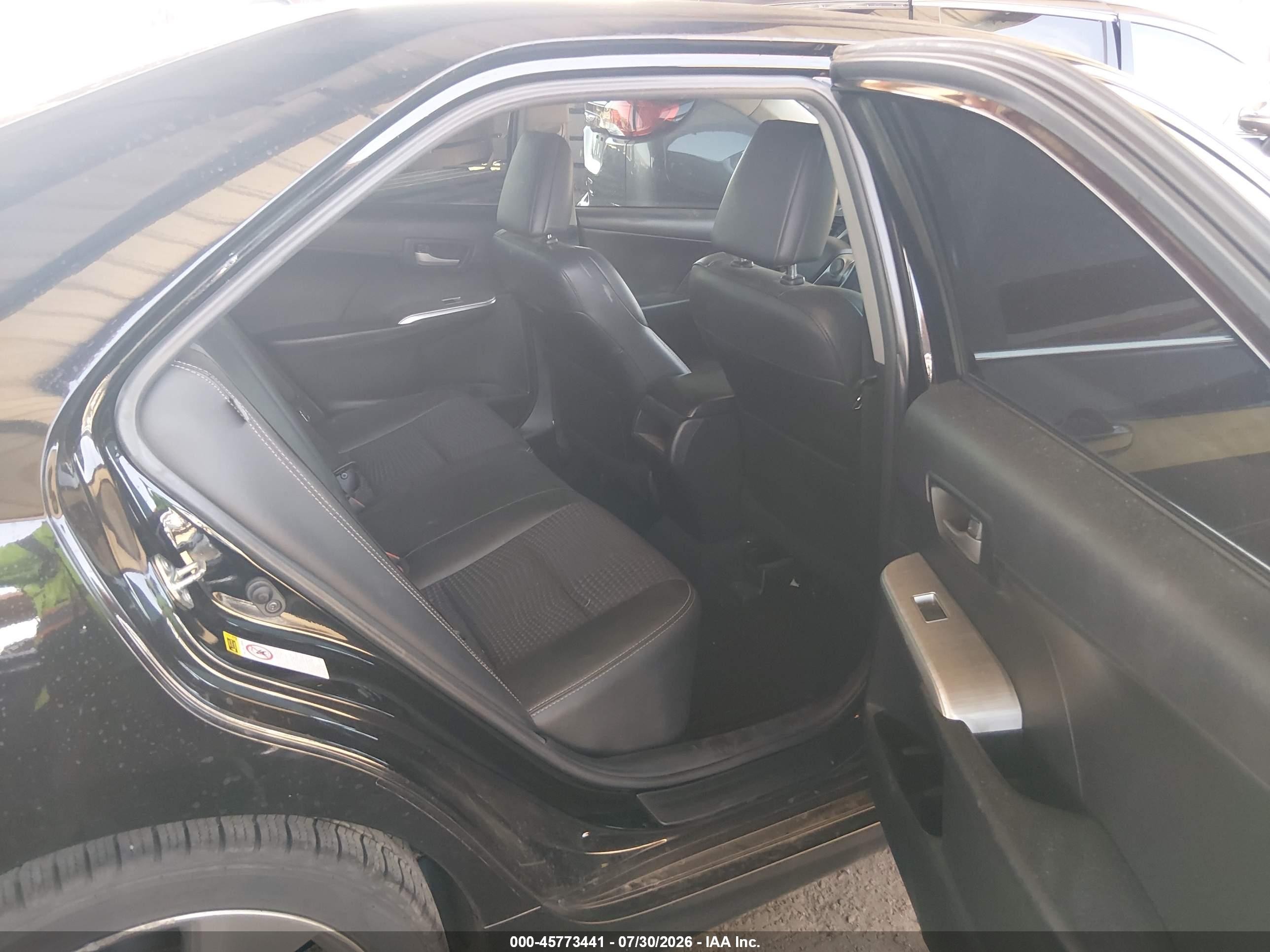 2014 Toyota Camry Se Sport Black vin: 4T1BF1FK9EU803715