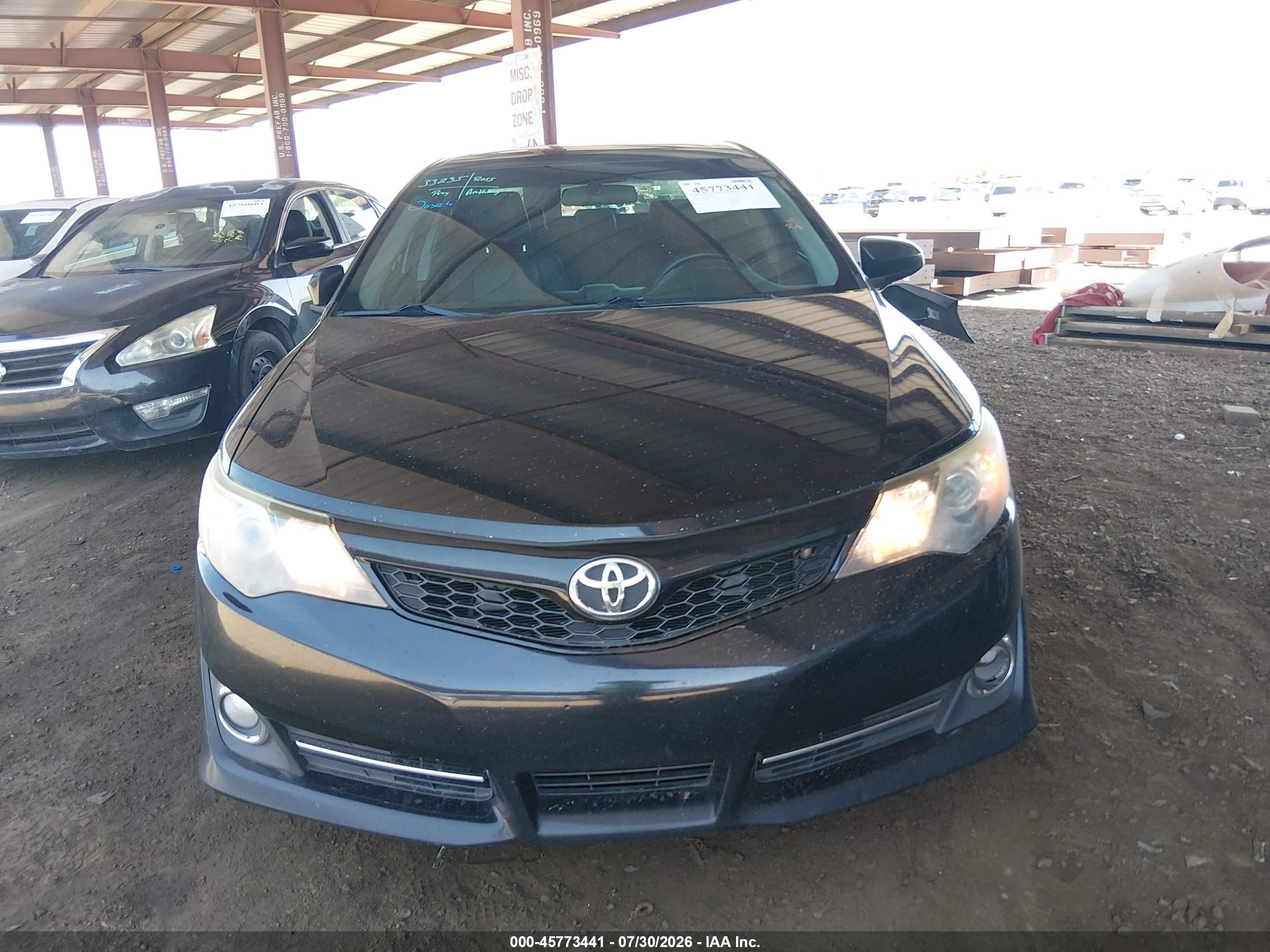 2014 Toyota Camry Se Sport Black vin: 4T1BF1FK9EU803715