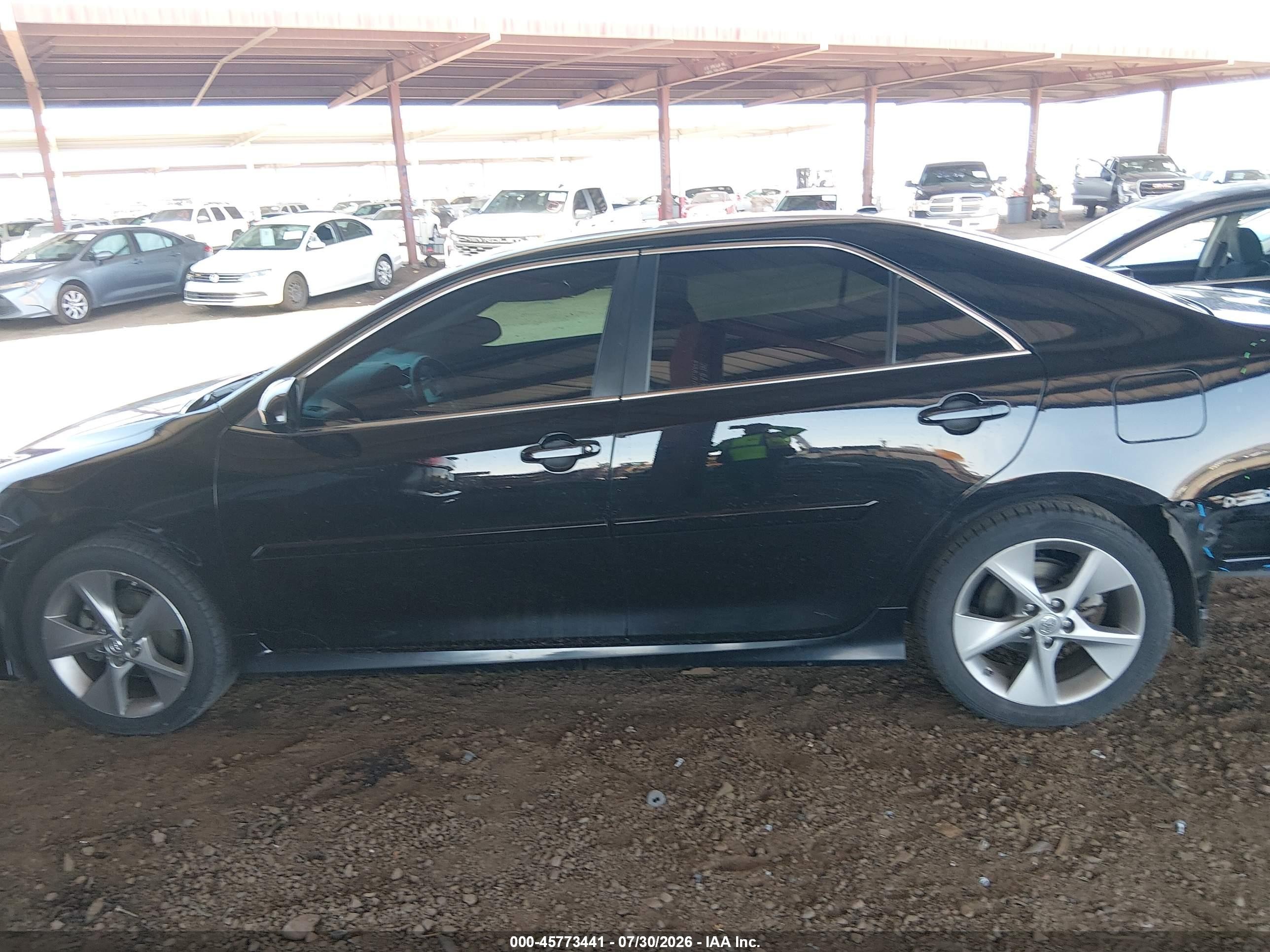 2014 Toyota Camry Se Sport Black vin: 4T1BF1FK9EU803715