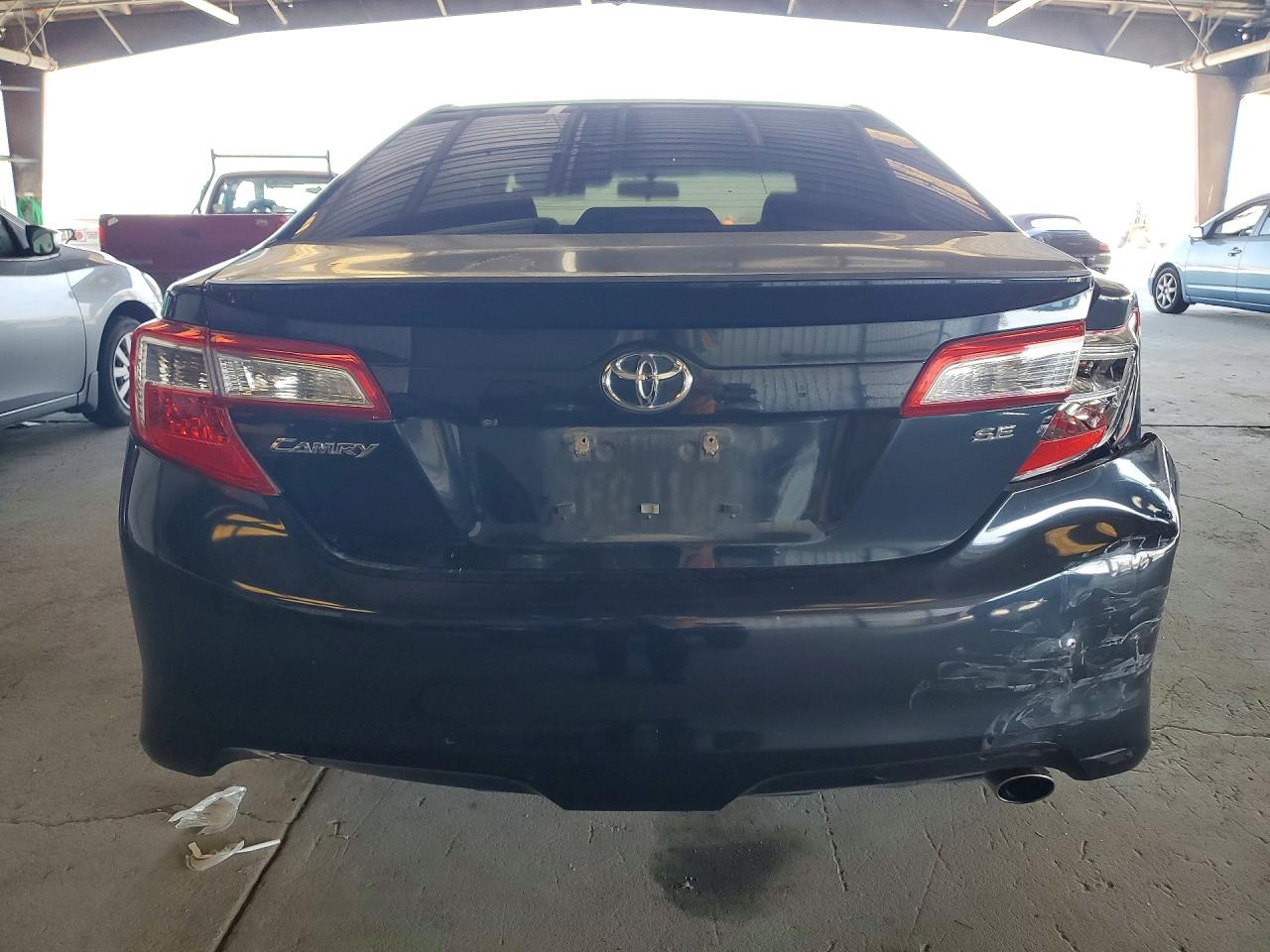 2014 Toyota Camry Se Black vin: 4T1BF1FK9EU805500
