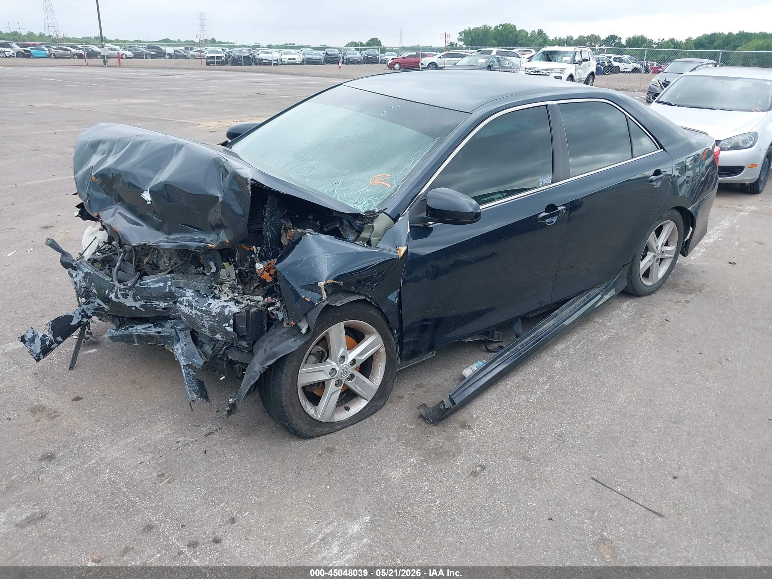 2014 Toyota Camry Se Black vin: 4T1BF1FK9EU806145