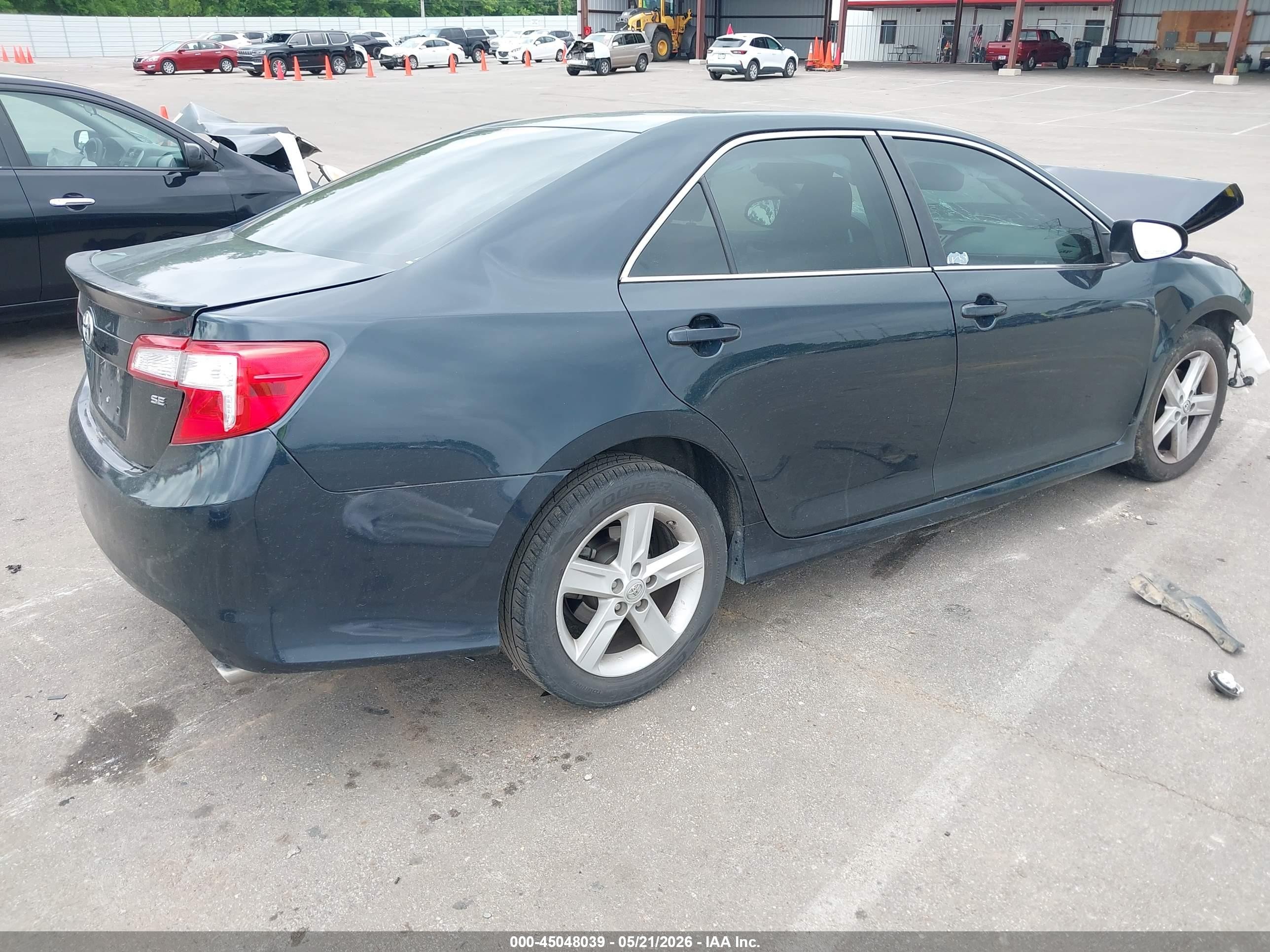 2014 Toyota Camry Se Black vin: 4T1BF1FK9EU806145