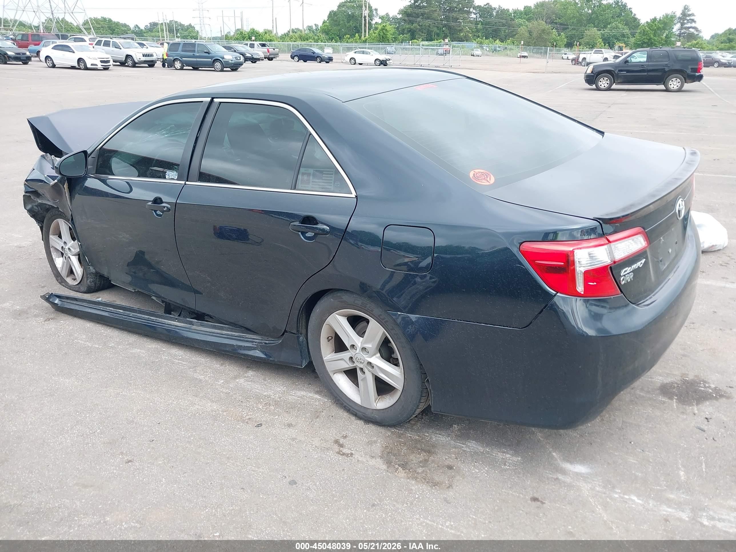 2014 Toyota Camry Se Black vin: 4T1BF1FK9EU806145