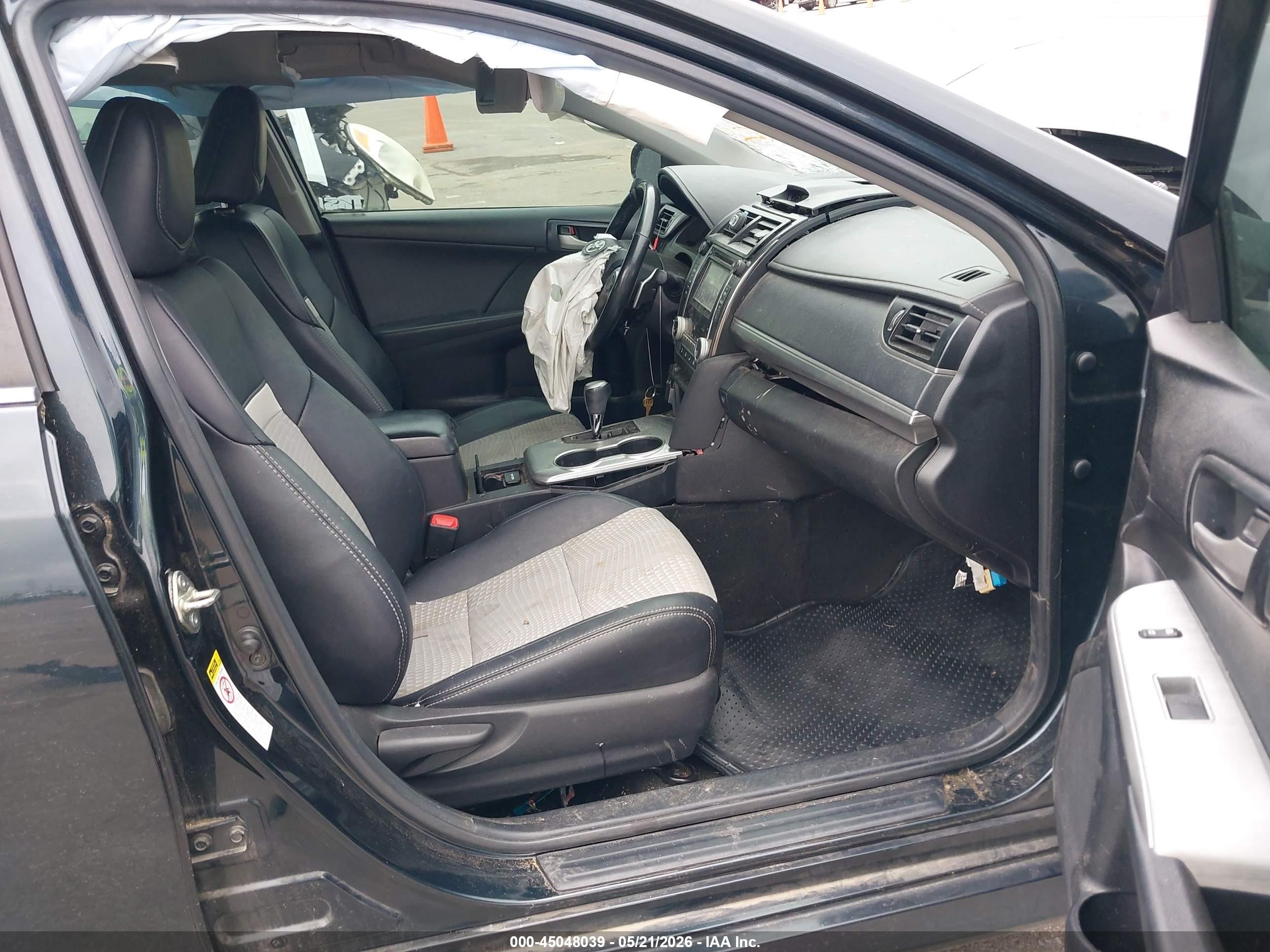 2014 Toyota Camry Se Black vin: 4T1BF1FK9EU806145