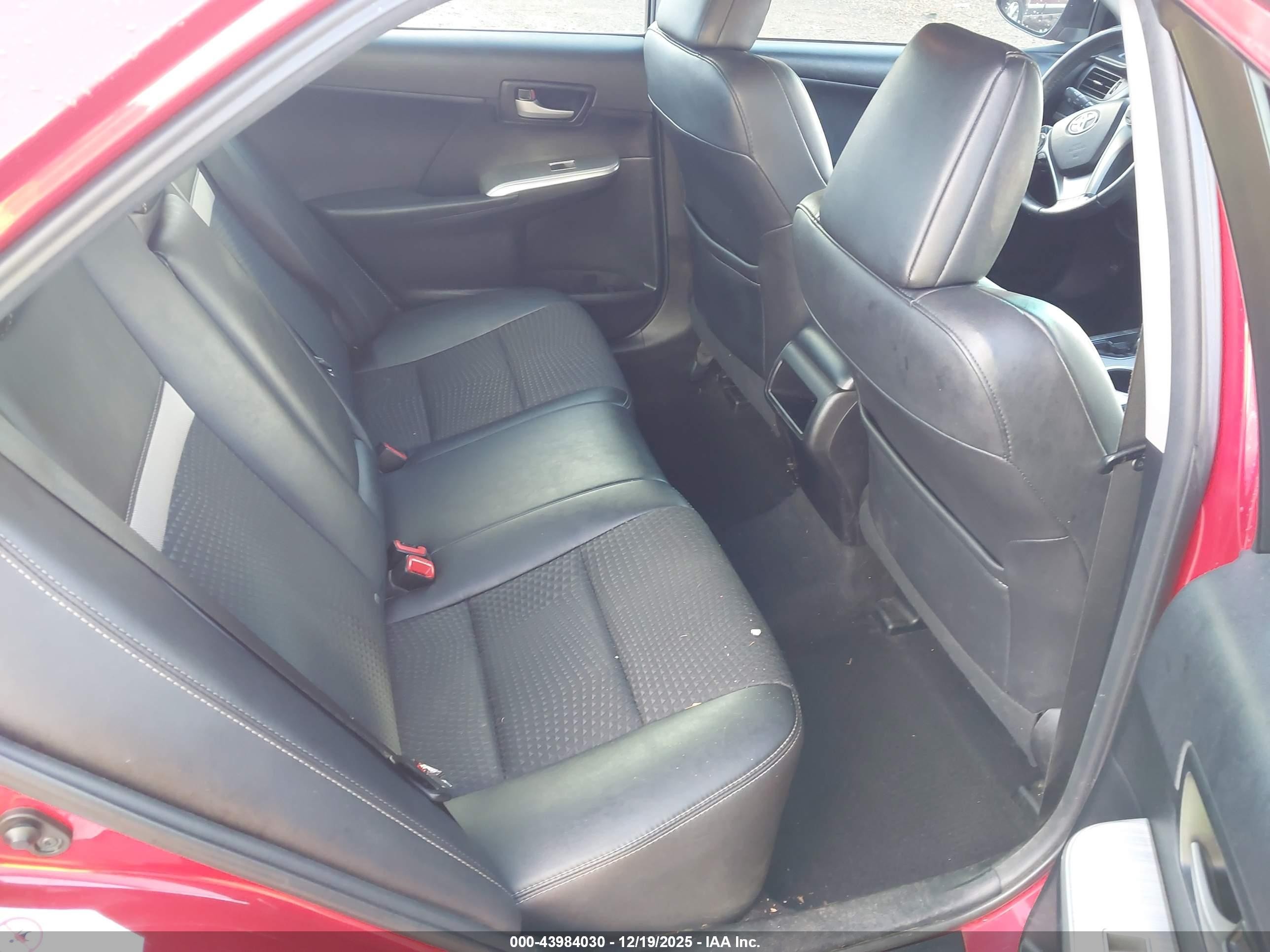 2014 Toyota Camry Se Red vin: 4T1BF1FK9EU811684
