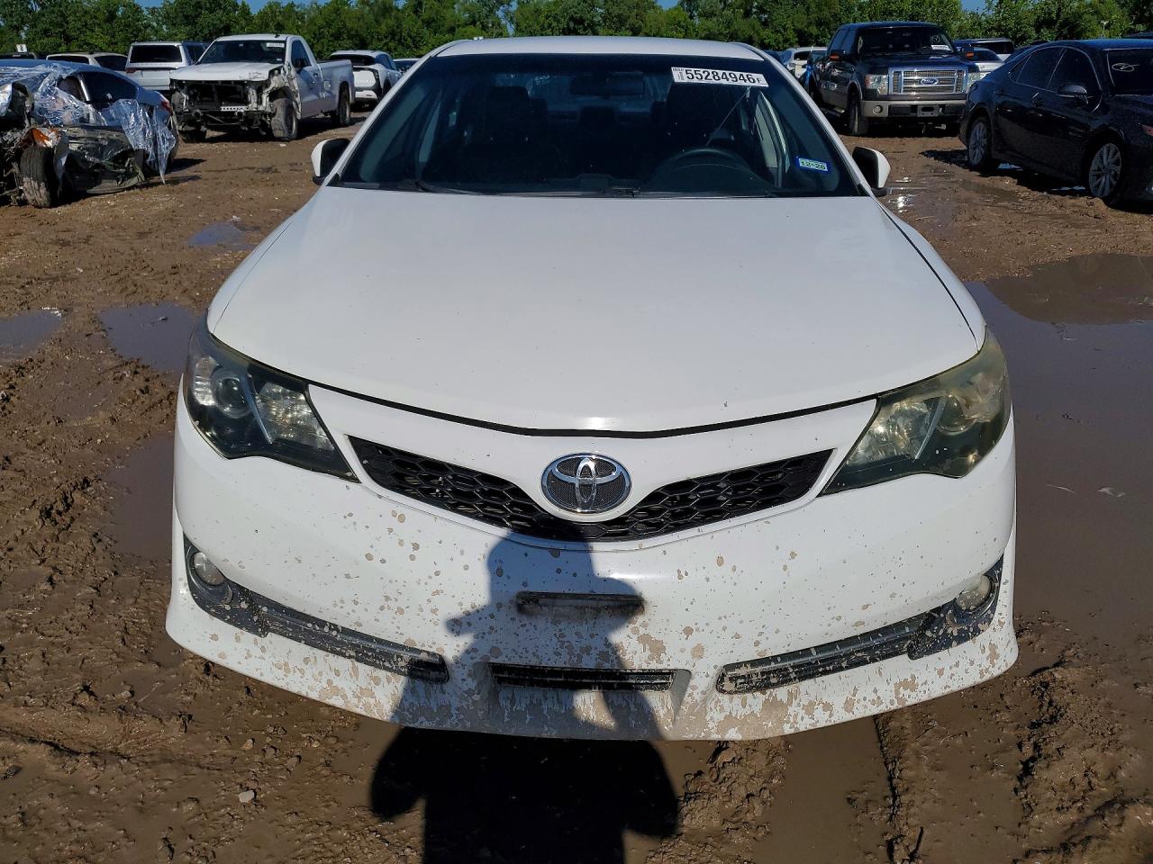 2014 Toyota Camry Se White vin: 4T1BF1FK9EU820112